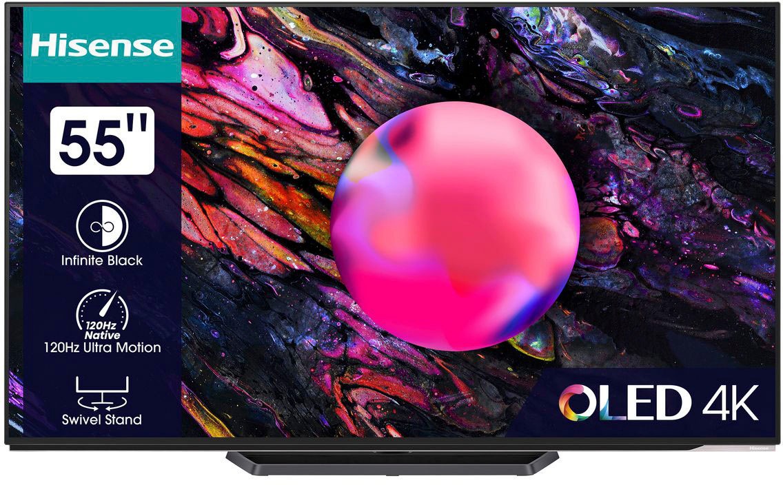 2. Bild von Hisense OLED-Fernseher, 139 cm/55 Zoll, 4K Ultra HD, Smart-TV