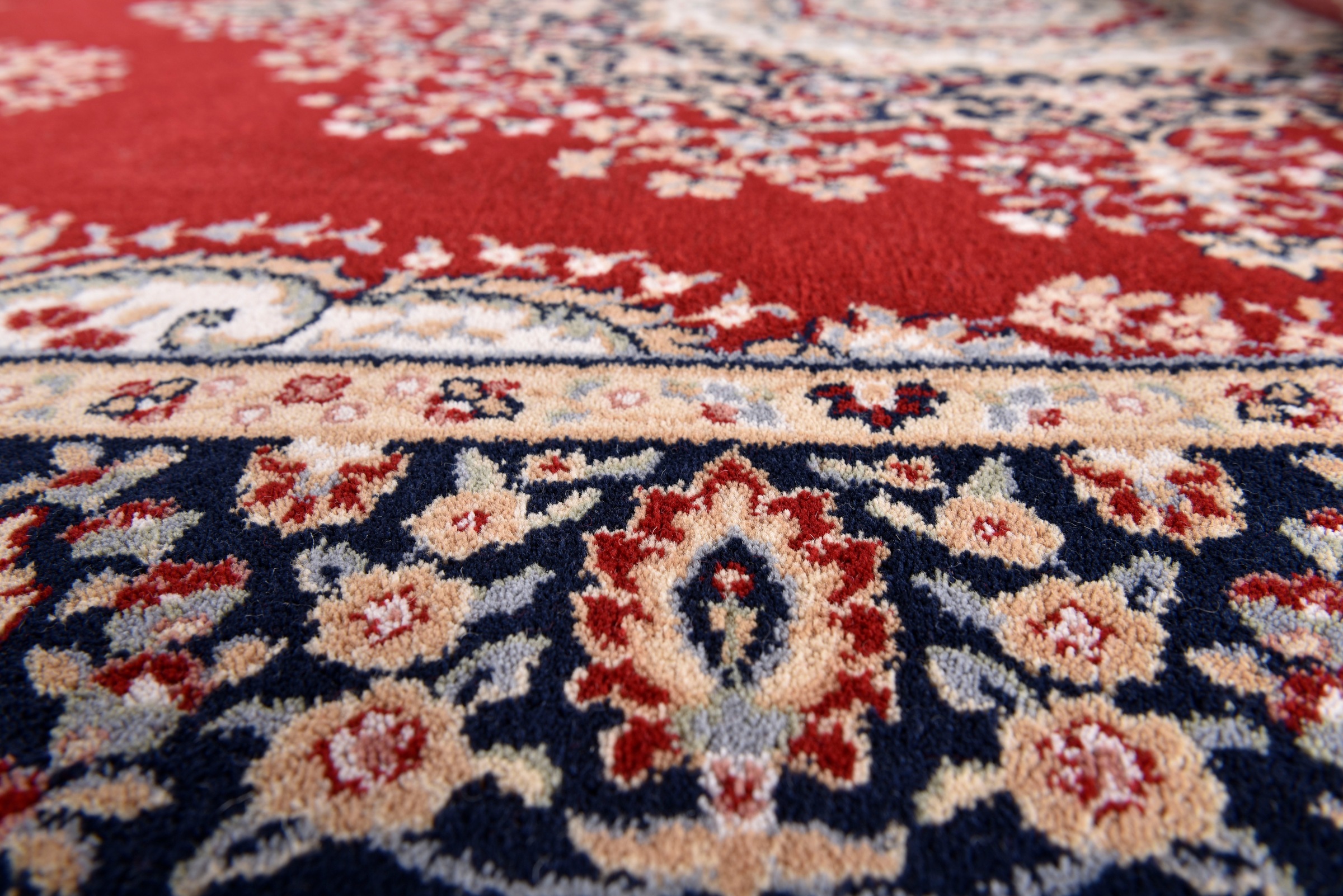 THEKO Wollteppich »Dolna - 809«, rund, 10 mm Höhe, Kurzflor, reine Wolle, Orient-Optik