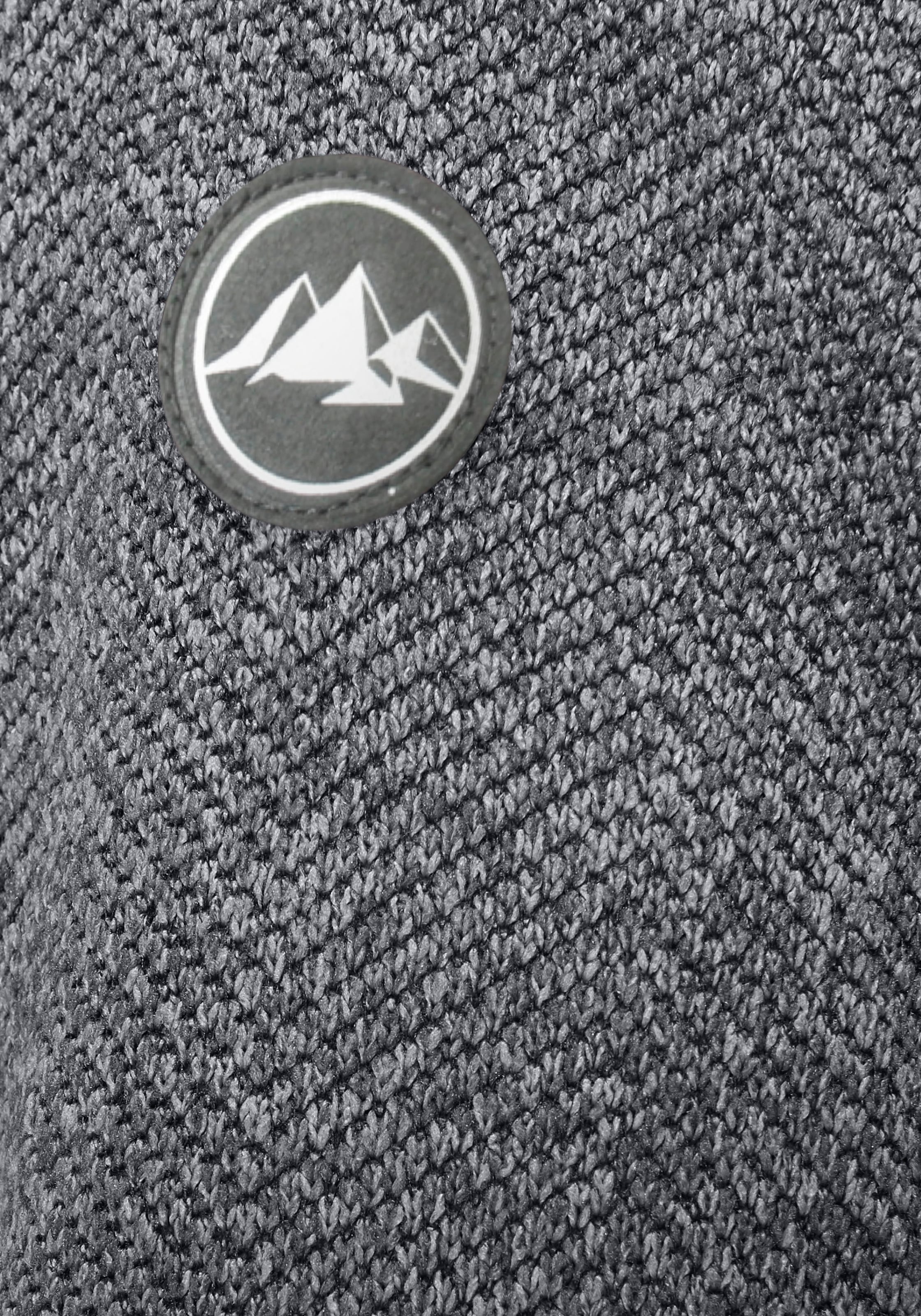 Polarino Strickfleecejacke ohne Kapuze für den Herbst,  aus wärmendem Material,  sportlicher Stil