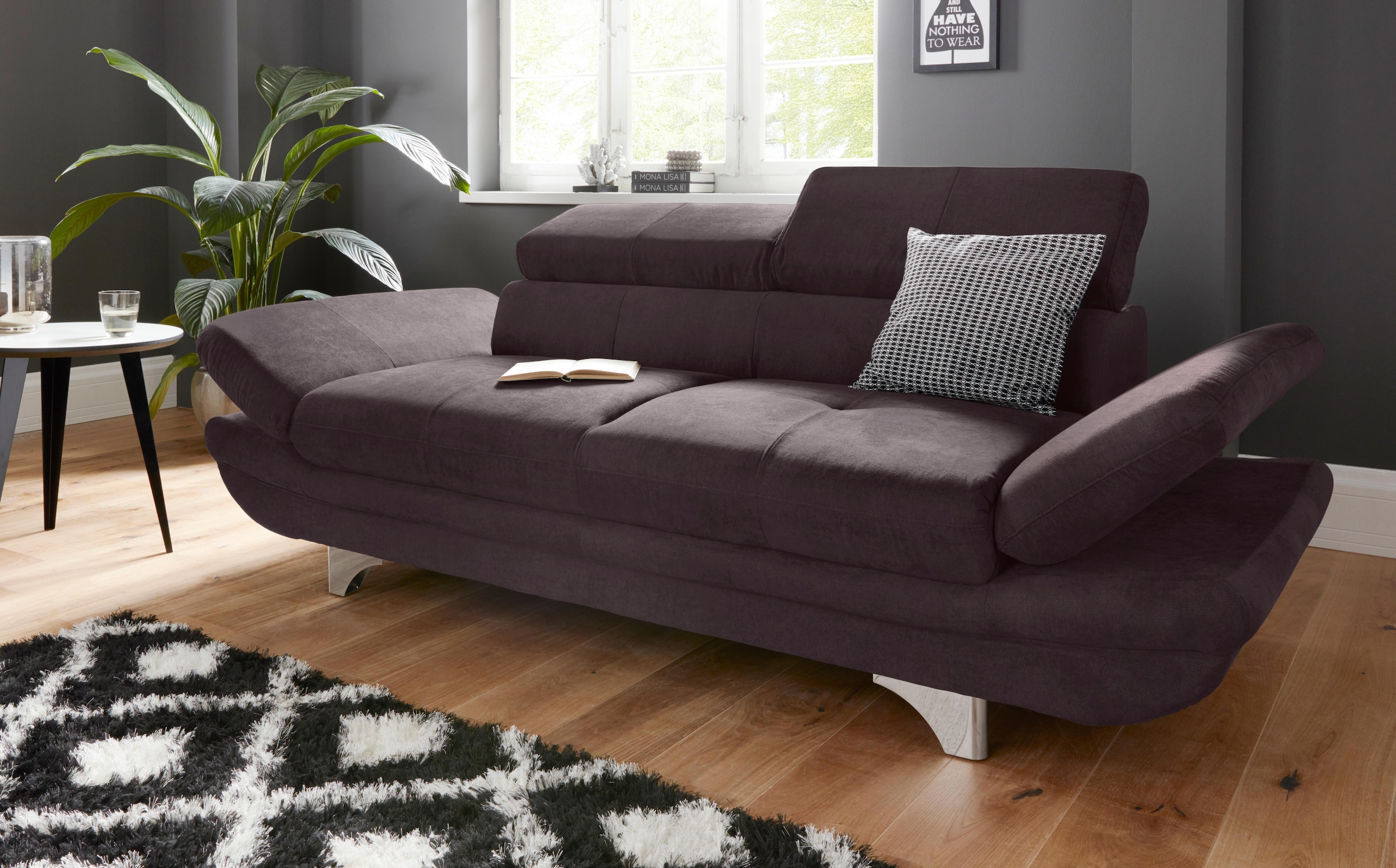 COTTA 2-Sitzer »Enterprise«, Big-Sofa, mit Armteilverstellung & Kopfteilver günstig online kaufen