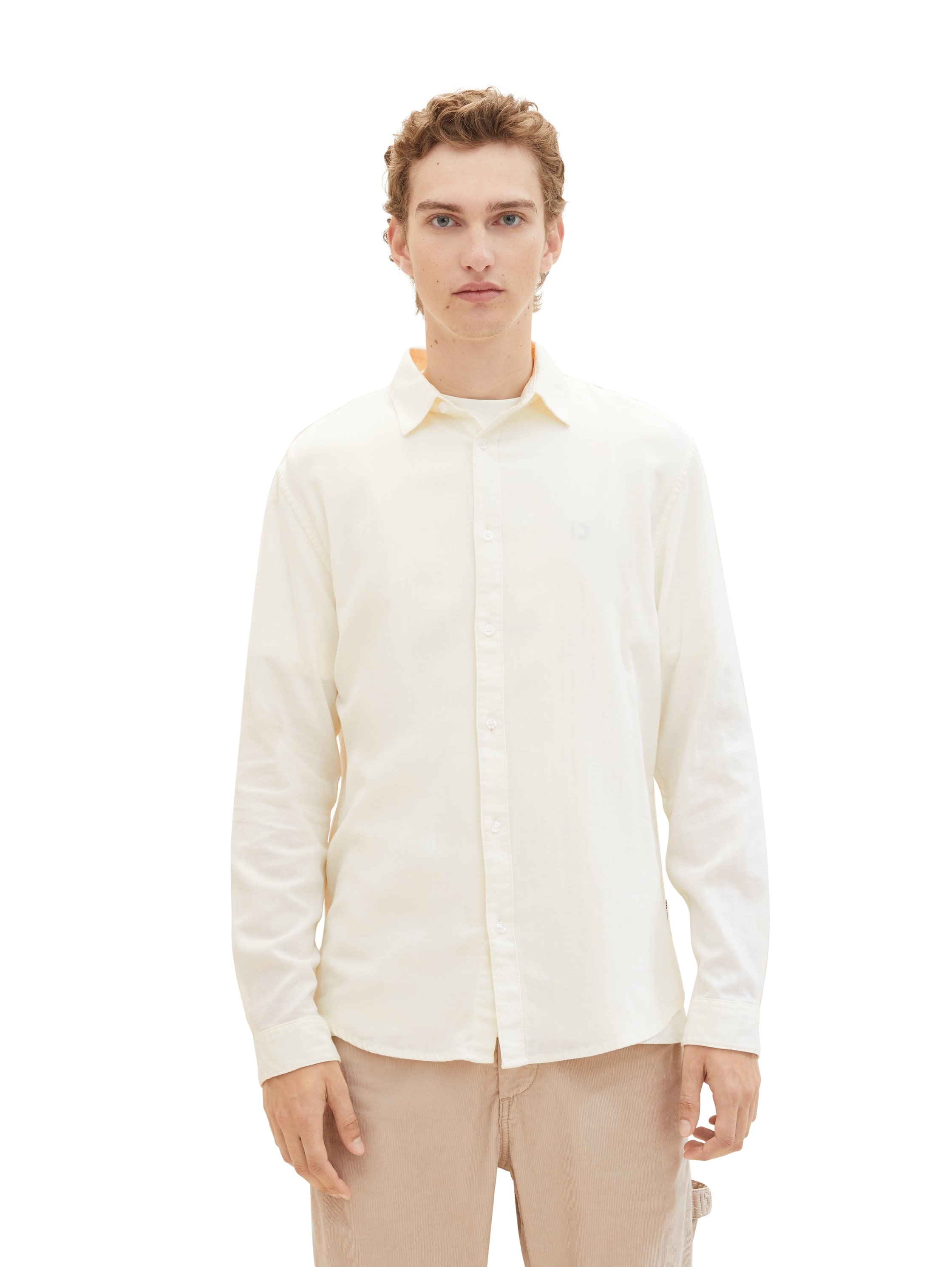 TOM TAILOR Denim Langarmhemd »Heringbo«