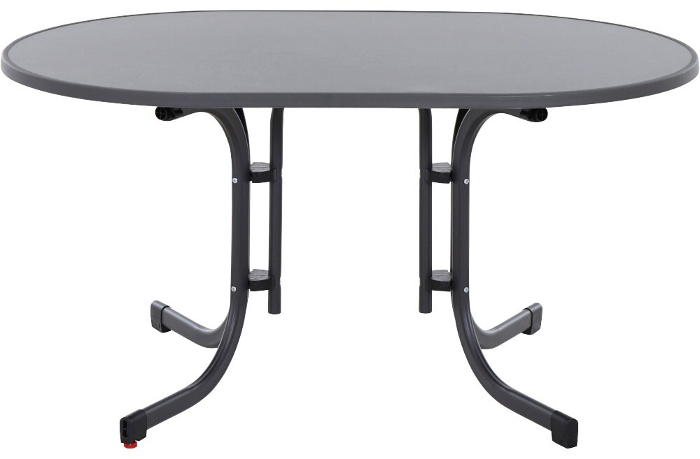 Siena Garden Gartentisch »Paco«, (1 St.), BxTxH: 90x140x71 cm, Stahl / Mela günstig online kaufen