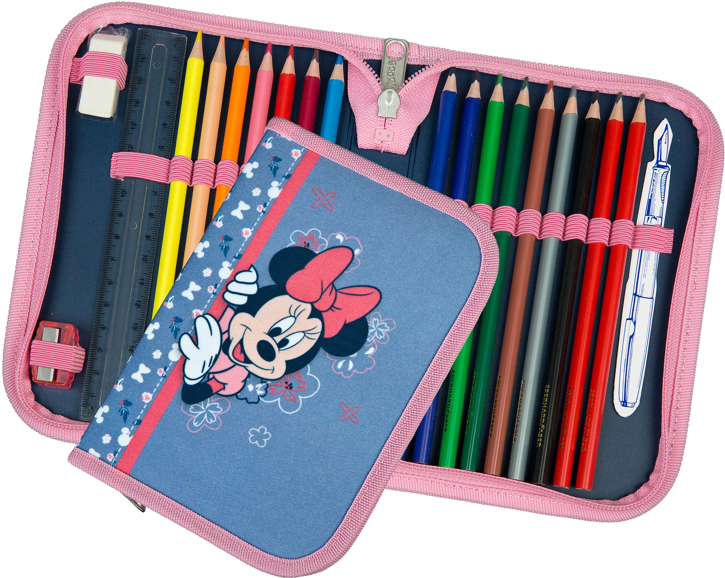 Scooli Schulranzen »EasyFit, Minnie Mouse«, Reflektoren