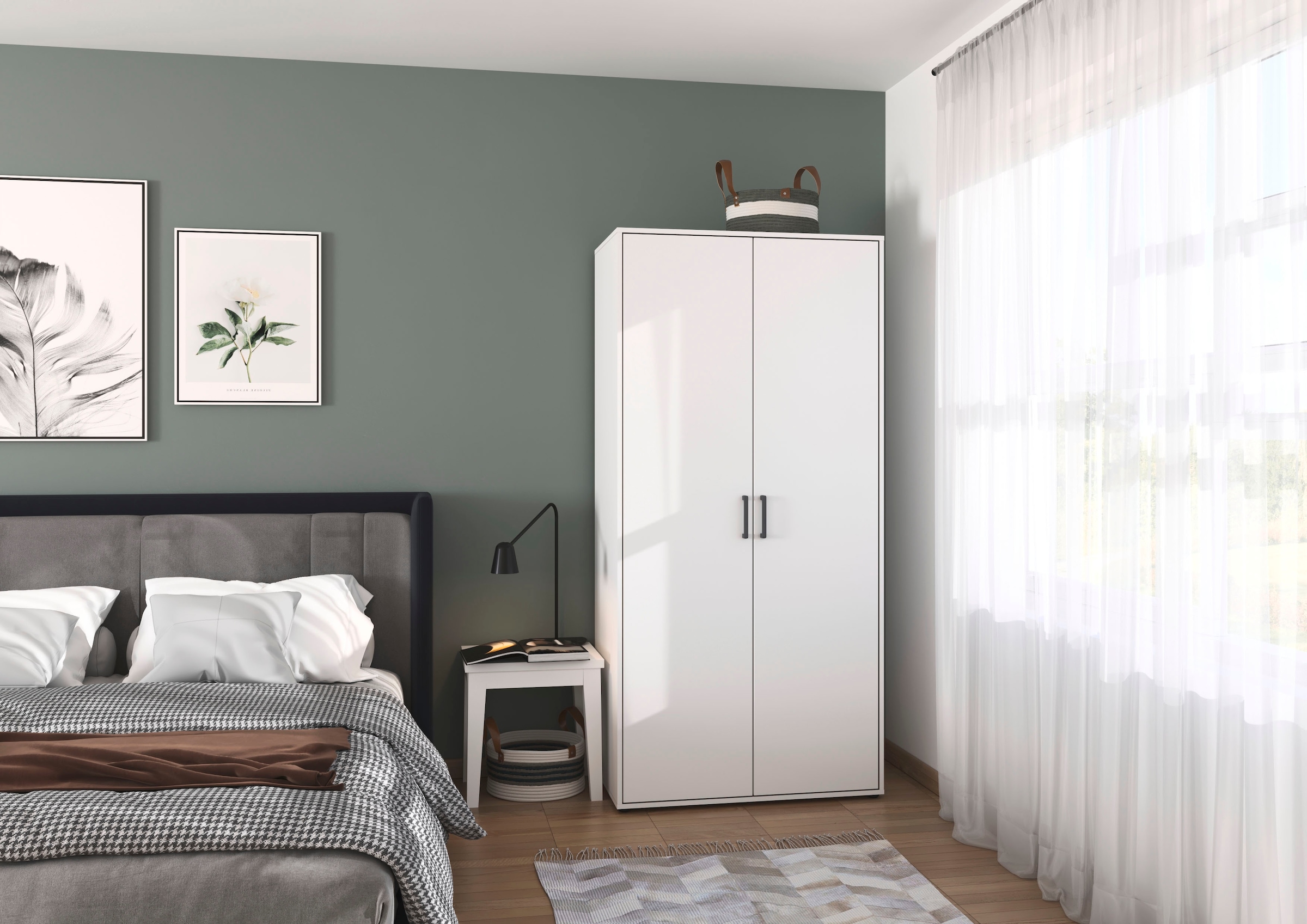 rauch Kleiderschrank »VOYAGER Otto´s Choice Garderobe Wäscheschrank TOPSELLER Schlafzimmer« in 3 verschiedenen Ausstattungen BASIC/CLASSIC/PREMIUM,  mit 2 modernen Griffvarianten, viel Stauraum MADE IN GERMANY