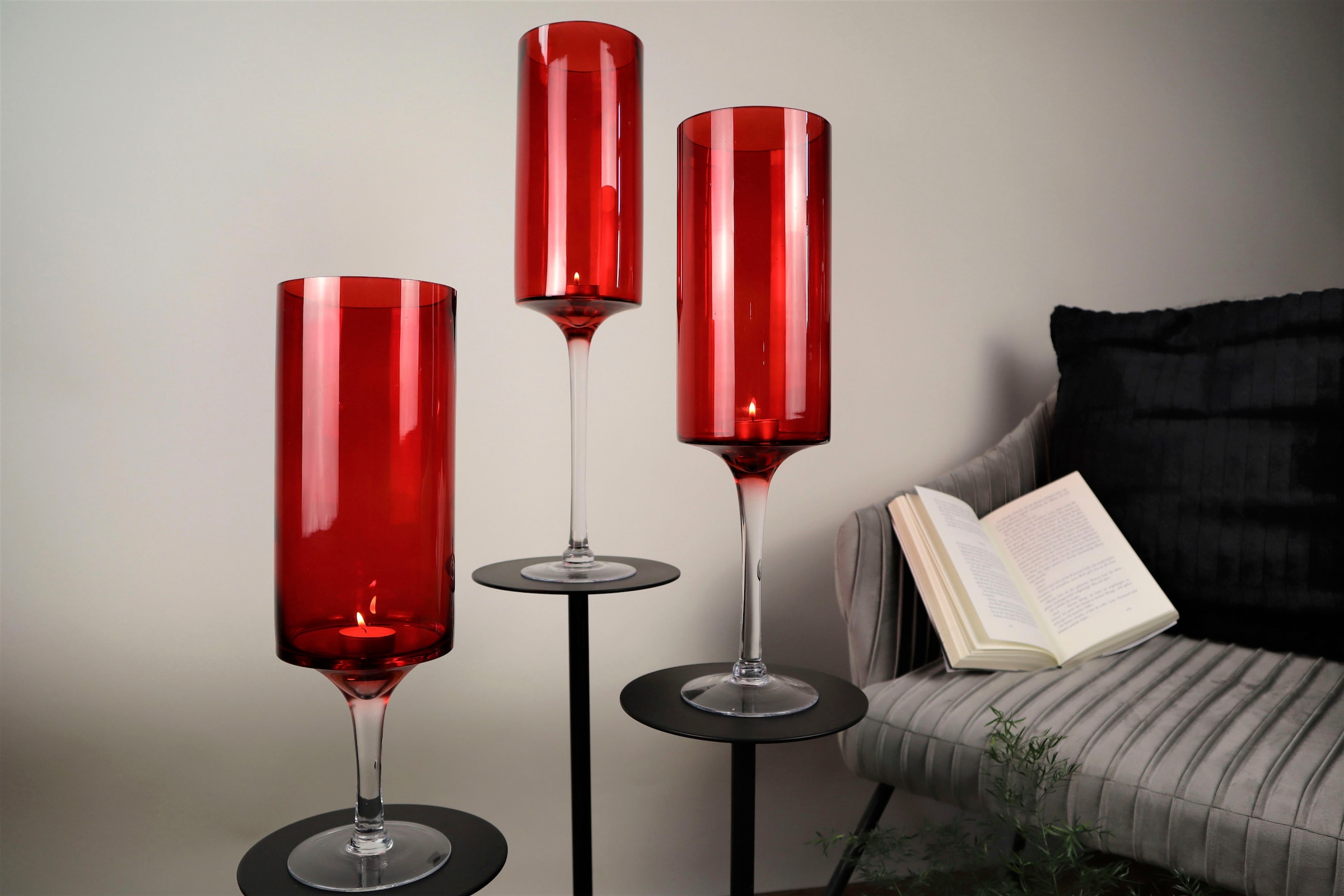 kaufen cm St.), aus Ø AM Design Kerzenhalter (1 ca. »Stumpenkerzenhalter«, Windlicht online Glas, 12