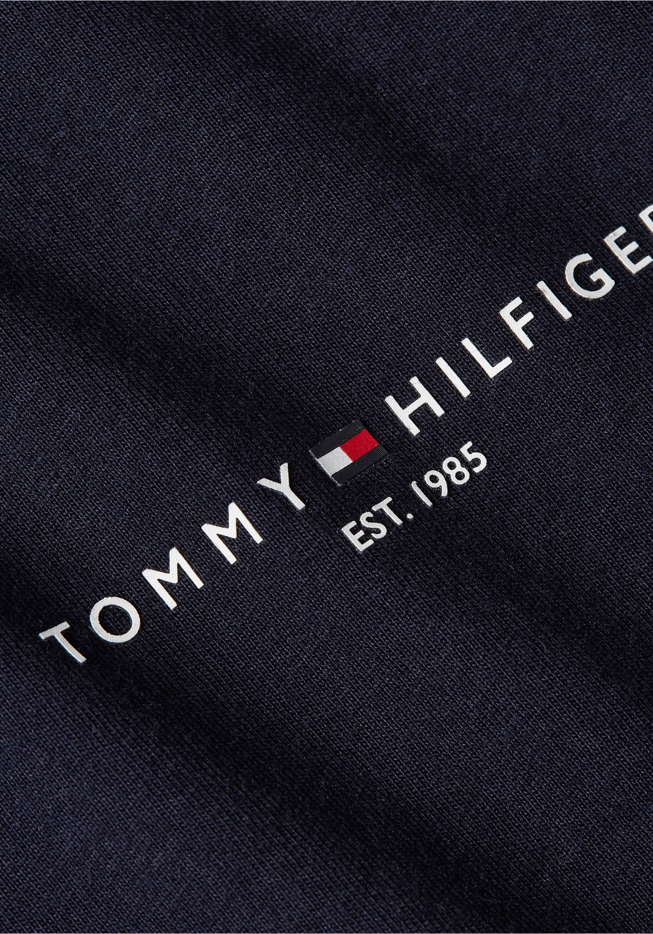 an bestellen Farben Hilfiger Ärmeln Rundhalsshirt TH- »GLOBAL Tommy mit STRIPE Streifen TEE«, PREP beiden in