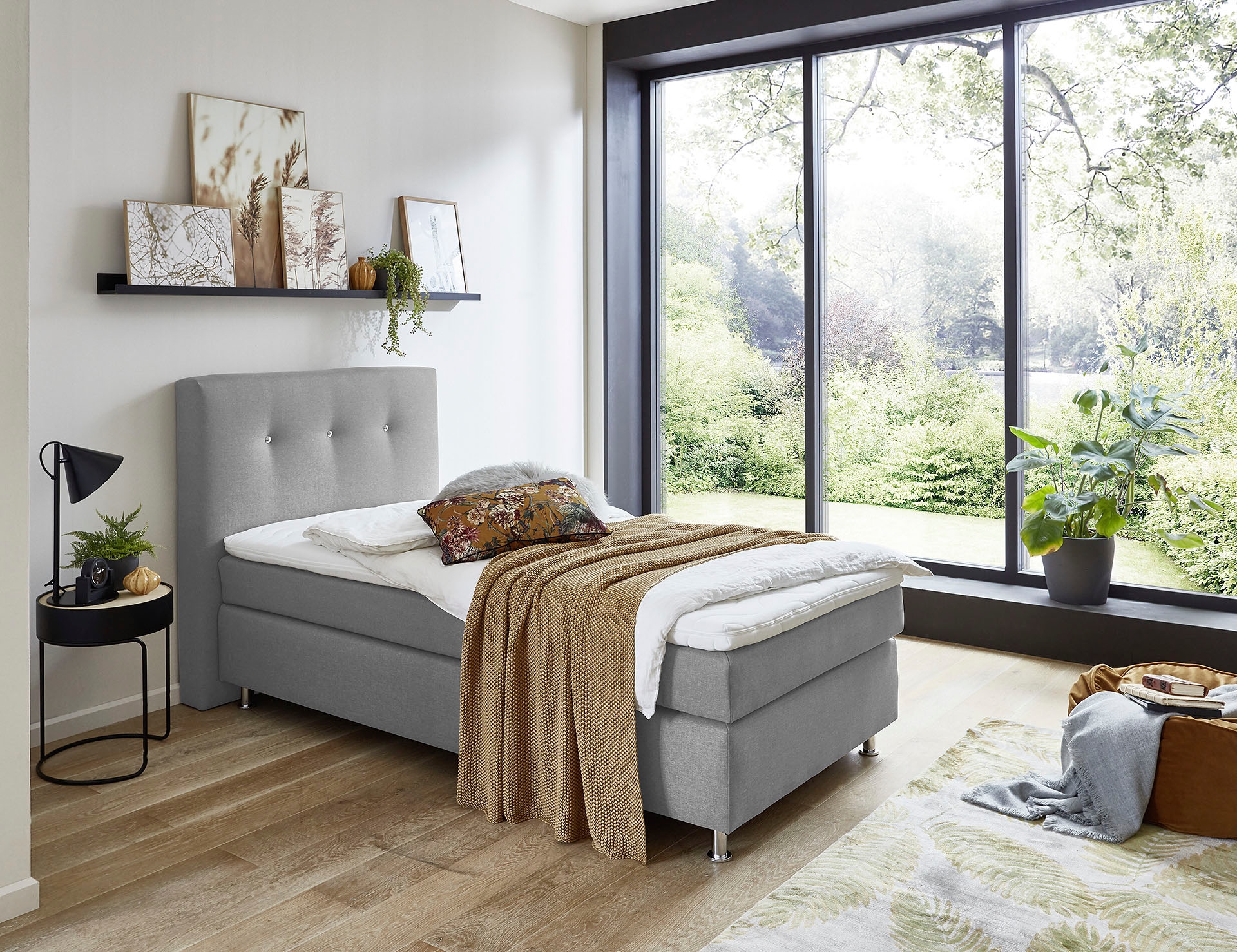 Westfalia Schlafkomfort Boxspringbett mit Topper