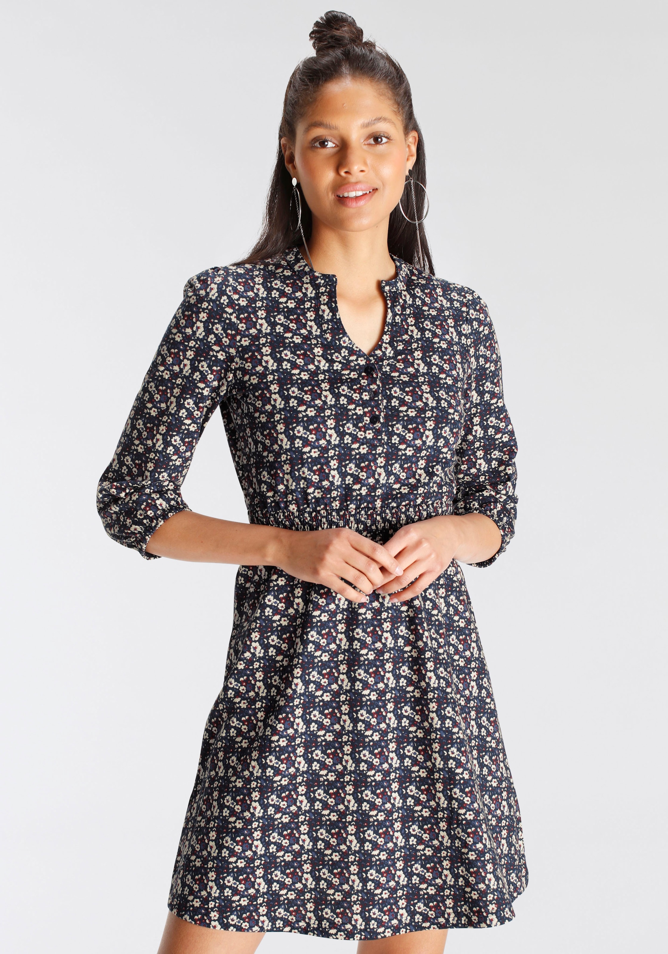 AJC Jerseykleid, mit Blumenprint - NEUE KOLLEKTION im Online-Shop bestellen | Jerseykleider