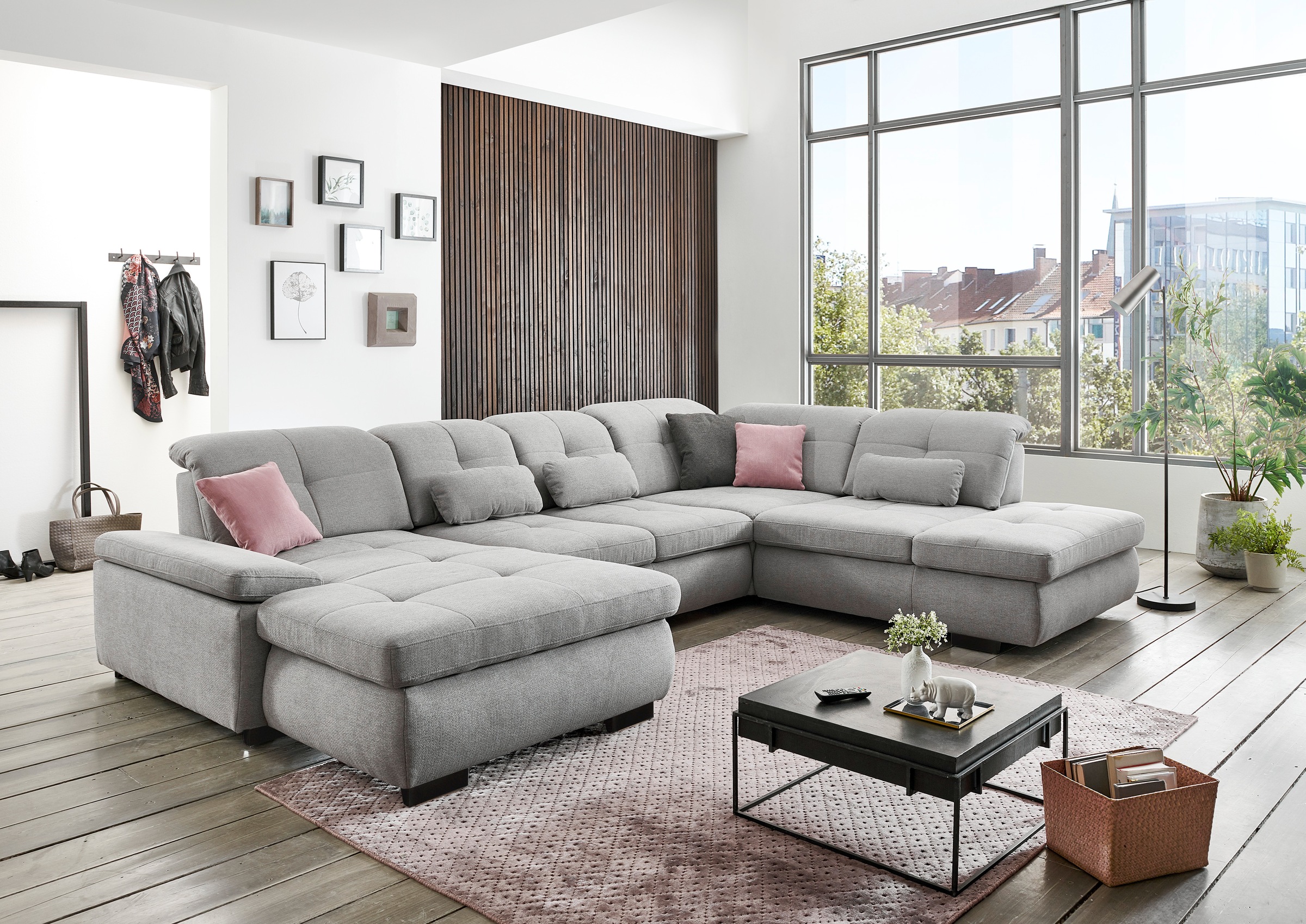 Die PlanBar Ecksofa »MP-IN16012 L-Form, mit Kaltschaum-Polsterung«, inkl. S günstig online kaufen