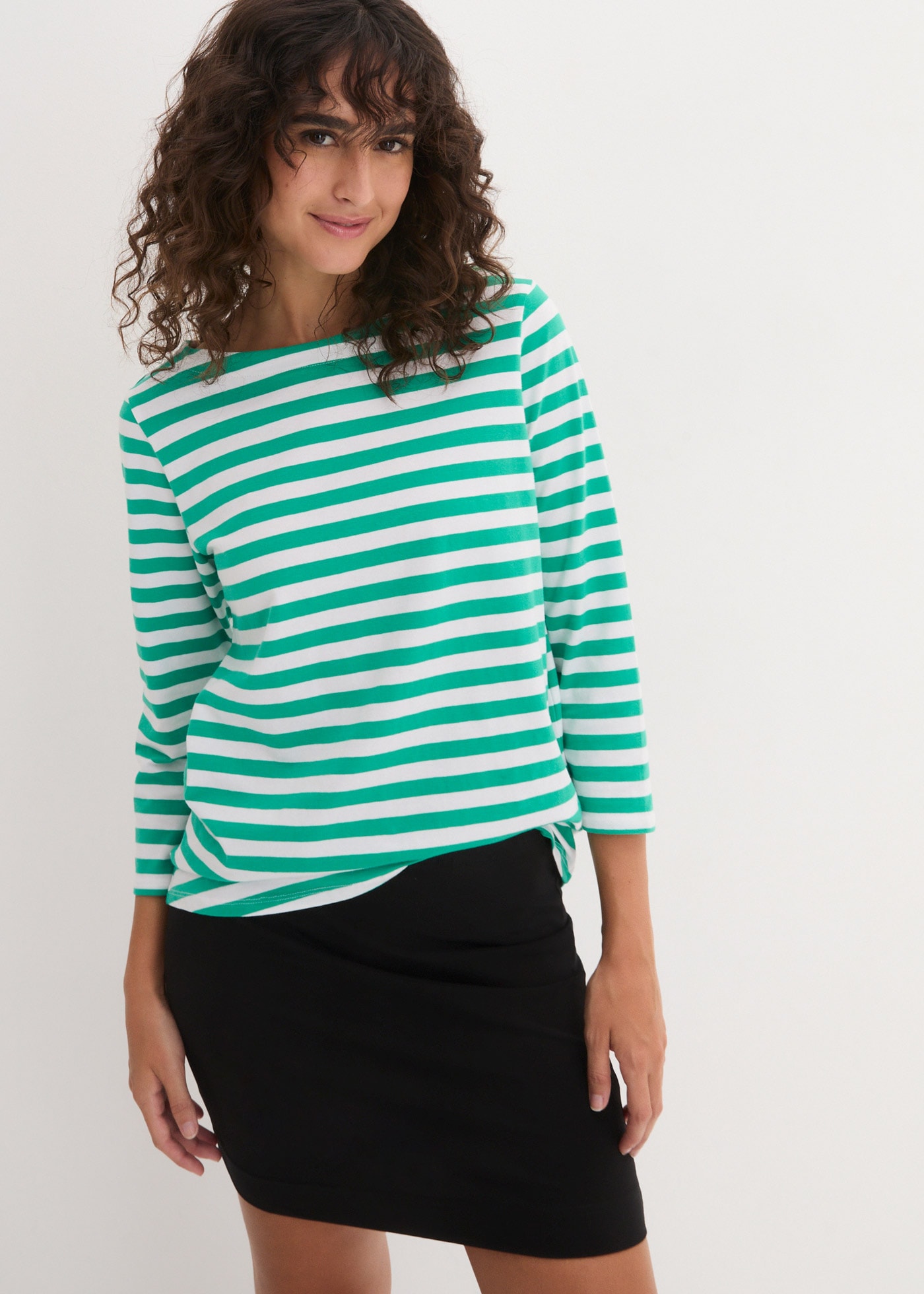 bonprix Jerseyrock Packung, 2, 2 Stk. Jersey-Rock aus reiner Baumwolle mit Stretch (2er Pack)