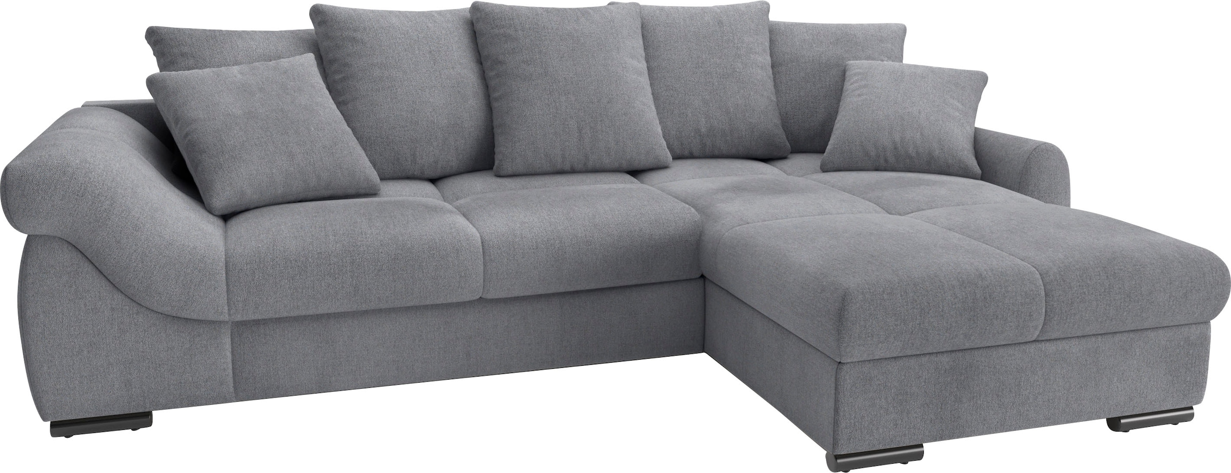 Mr. Couch Ecksofa »Livorno DuraFlex L-Form«, inkl. Hochschläfer-Bettauszug, günstig online kaufen