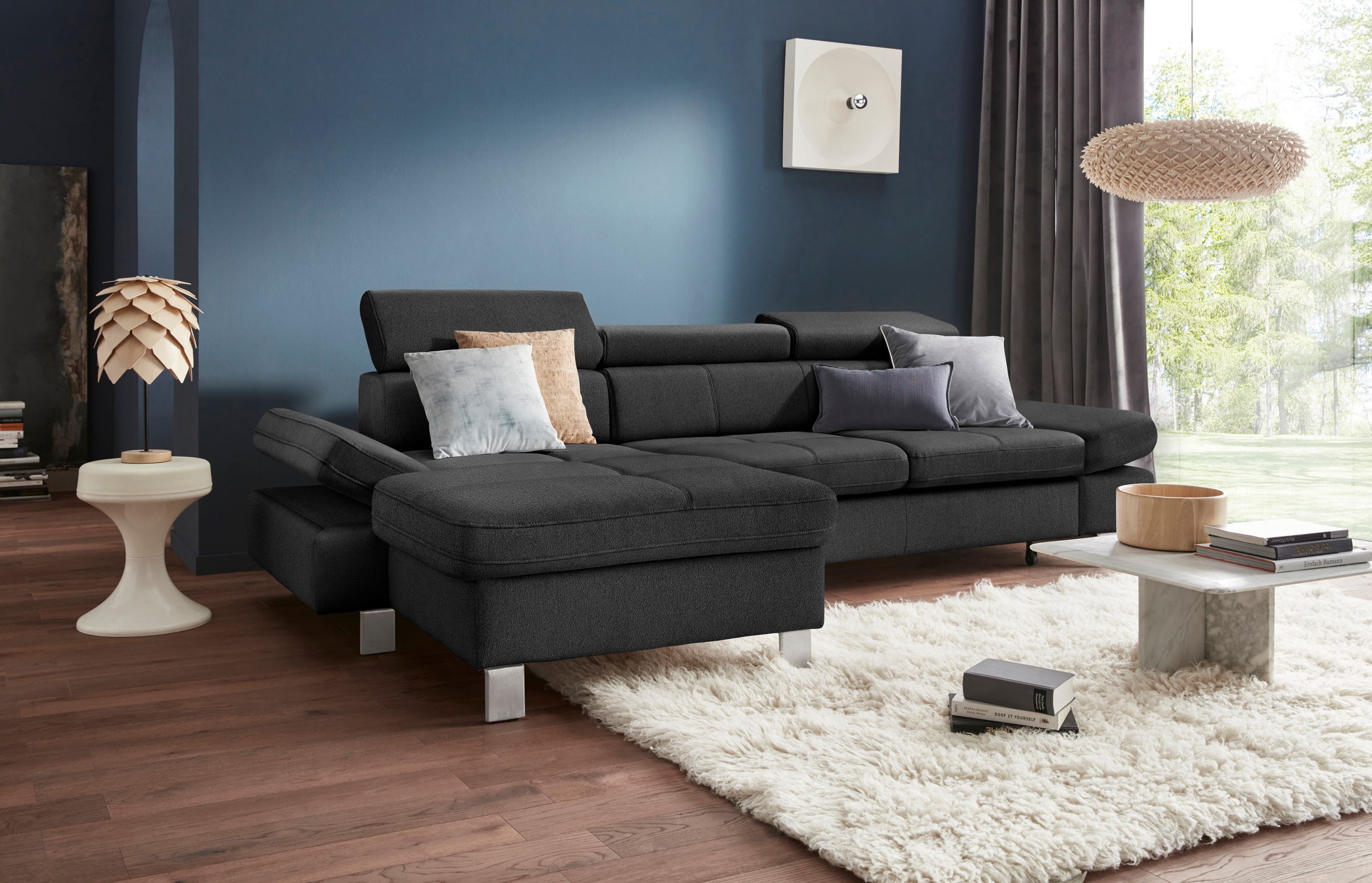 exxpo - sofa fashion Ecksofa »Fiji, hochwertige Detailverarbeitung im Sitz günstig online kaufen