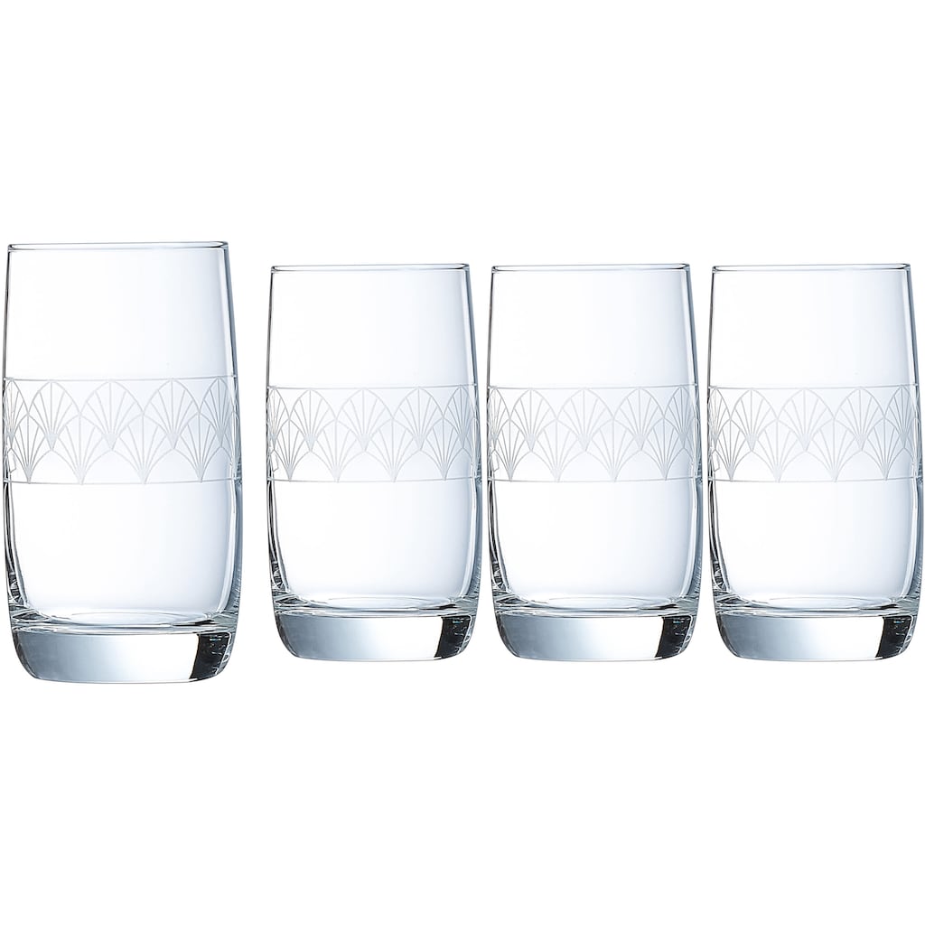 Luminarc Longdrinkglas »Trinkglas Paradisio«, (Set, 4 tlg.)