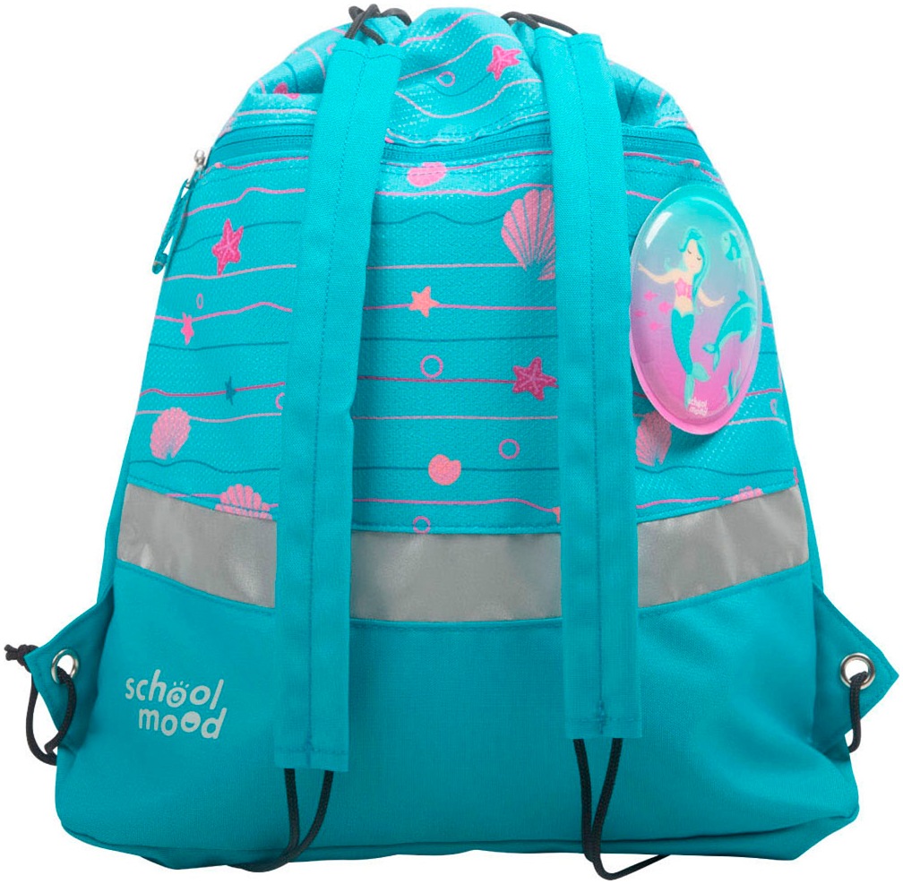 SCHOOL-MOOD® Schulranzen »Champion Pro«, retroreflektierende Flächen, mit LED-Patchy