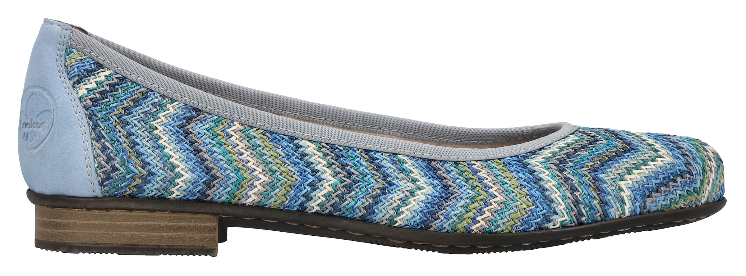 Rieker Ballerina, Slipper, Schlupfschuh, Pumps mit weicher Innensohle