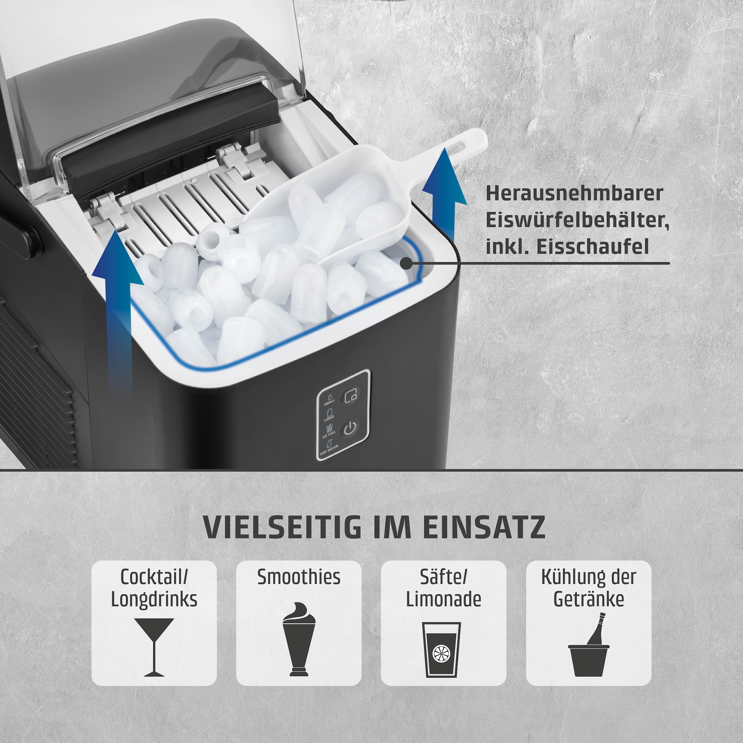 Caso Elektrischer Eiswürfelbereiter »3401 CASO IceChef Compact« 3401 CASO IceChef Compact