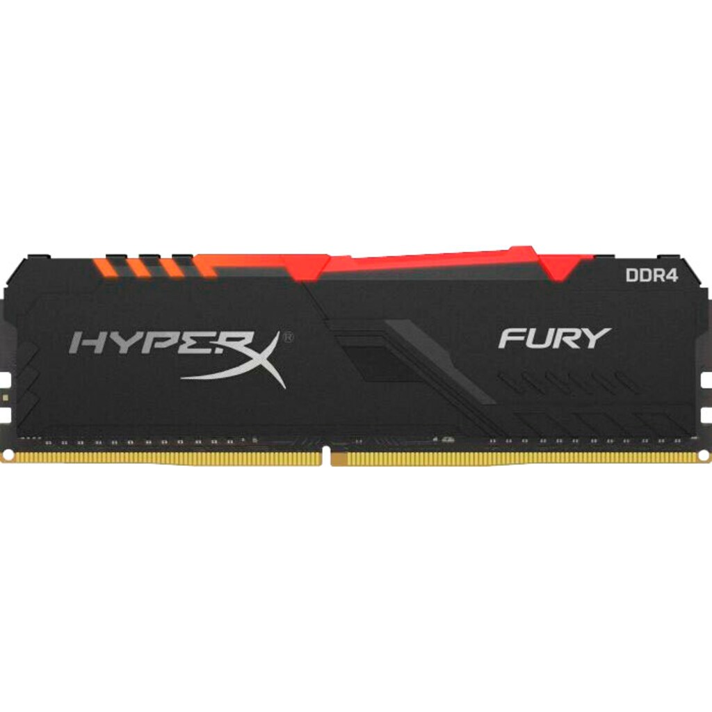 HyperX PC-Arbeitsspeicher »HyperX Fury RGB DDR4 3200MHz 16GB Black«
