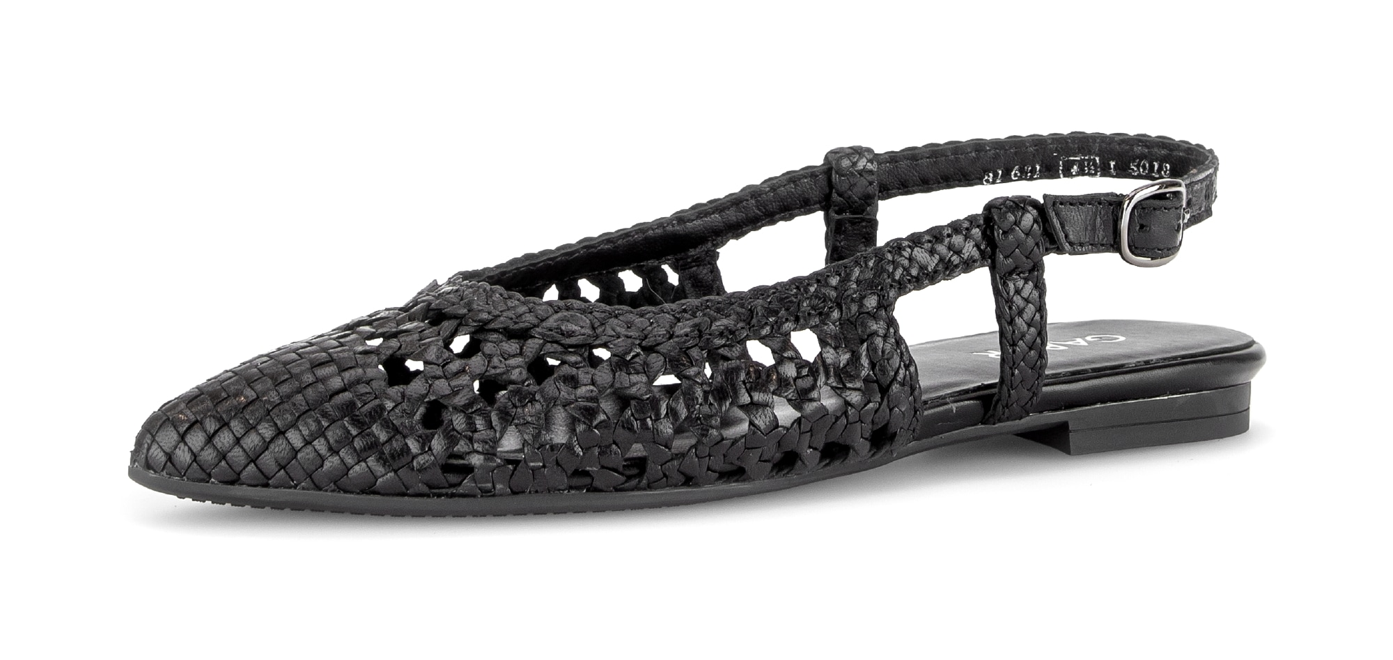 Gabor Slingpumps  , Blockabsatz, Sommerschuh in modischer Flechtoptik