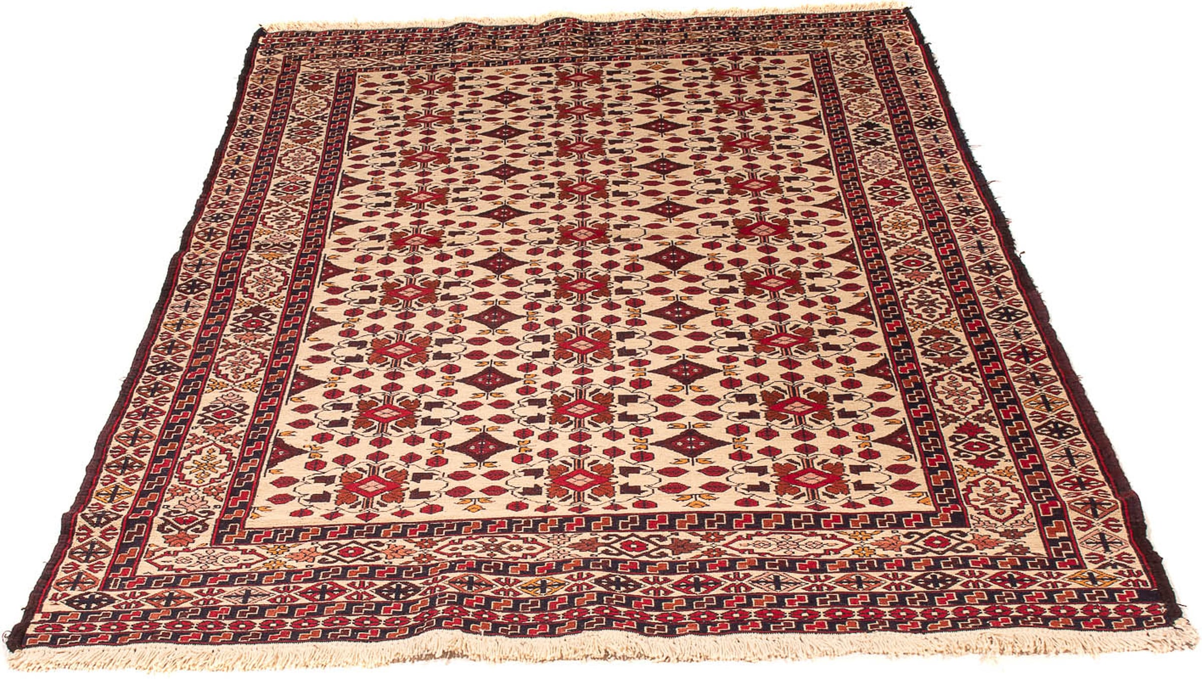 morgenland Wollteppich »Kelim - Oriental - 200 x 126 cm - hellbraun«, recht günstig online kaufen