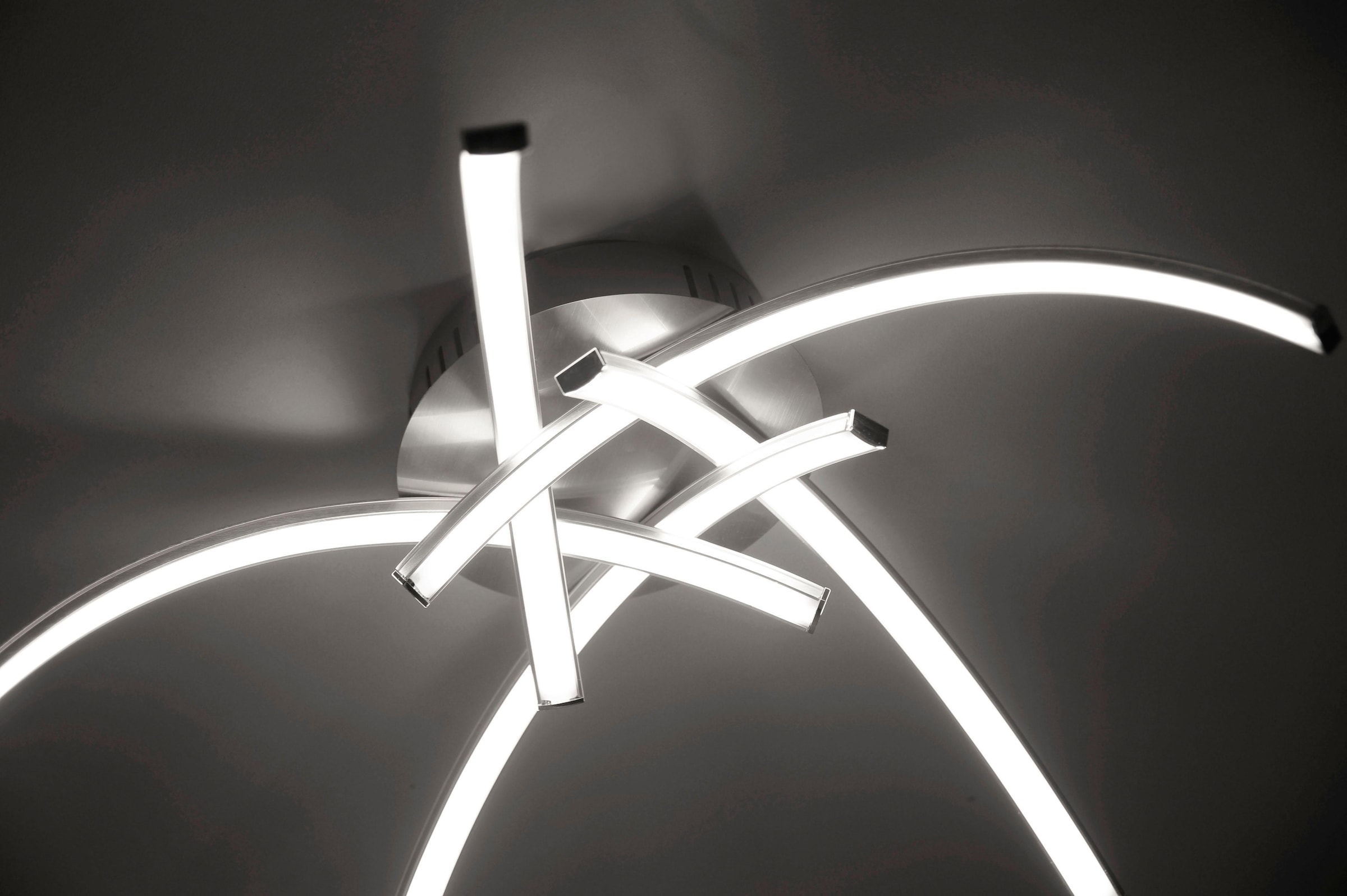 JUST LIGHT Deckenleuchte »VALERIE«, 5 flammig-flammig, Deckenlampe inklusive festverbautem LED-Leuchtmittel