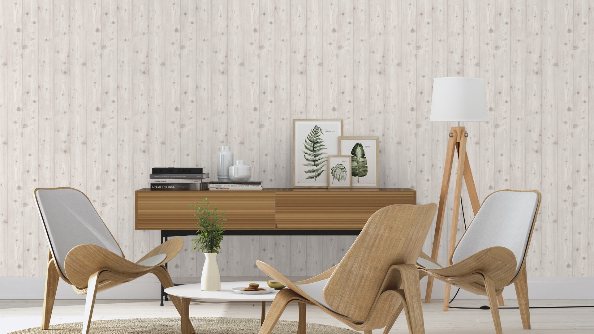 s.Oliver Papiertapete »mit Holzoptik«, Holz, Holz