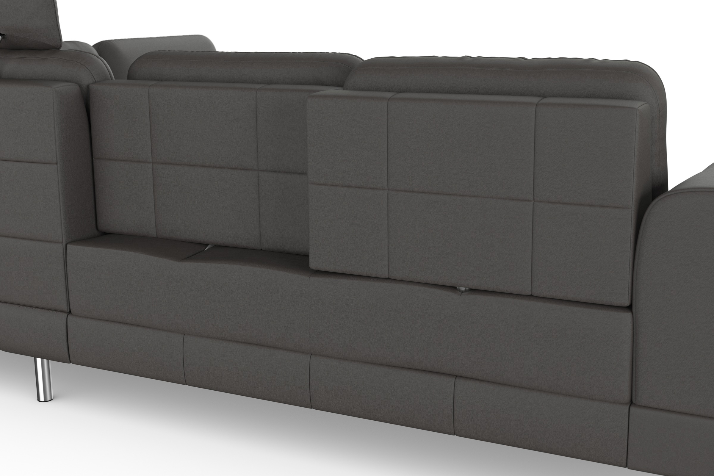 sit&more Ecksofa »Bendigo L-Form«, inklusive Sitztiefenverstellung, Bodenfreiheit 12 cm, in 2 Fußfarben