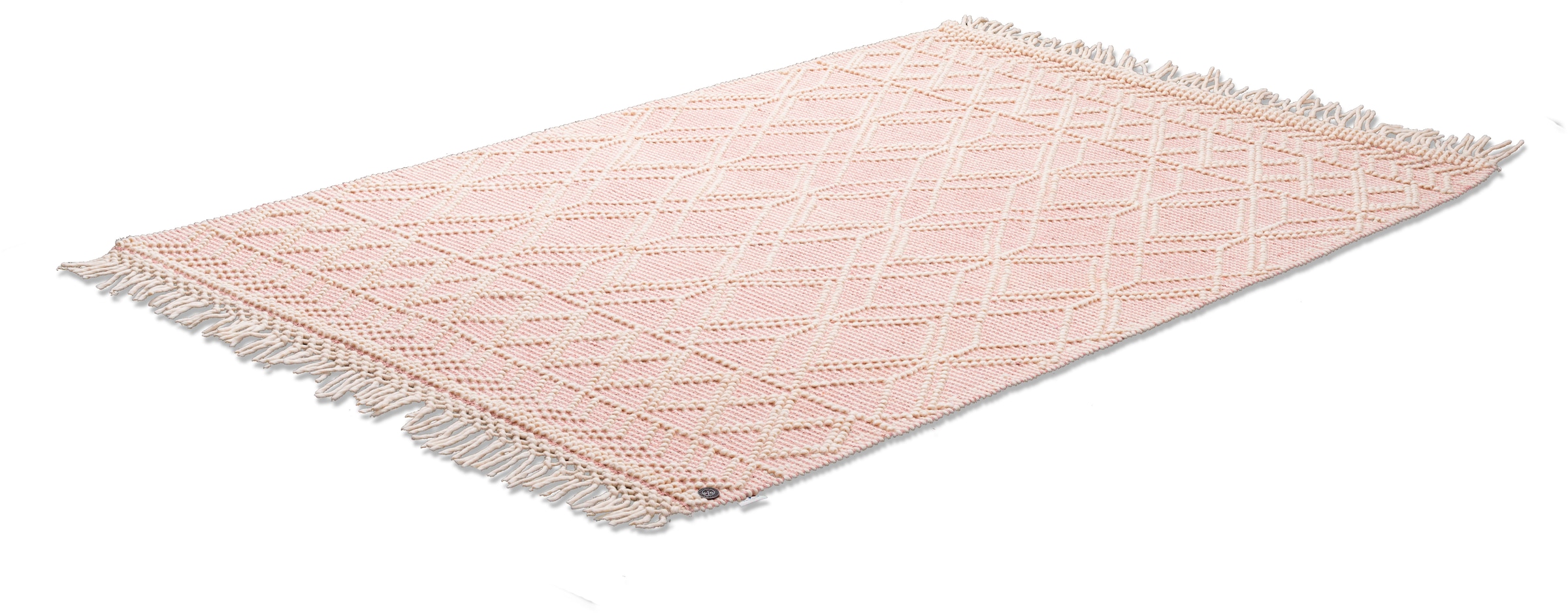TOM TAILOR HOME Teppich »Colored Macrame«, rechteckig, 10 mm Höhe, Handweb Teppich, reine Wolle, handgewebt, mit Fransen, Scandi Design