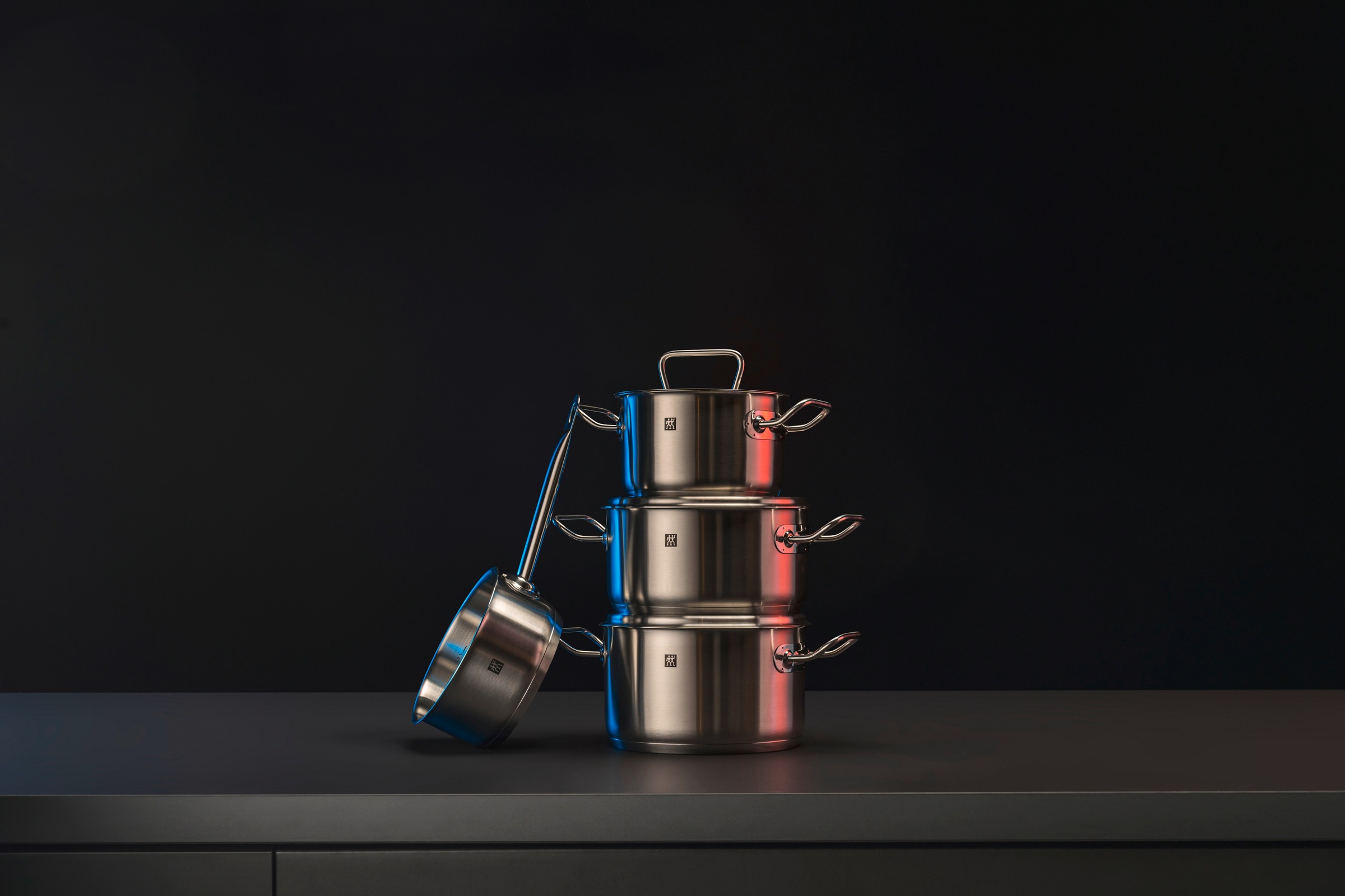 Zwilling Topf-Set »TWIN Classic«, Edelstahl 18/10, (Set, 4 tlg.), 18/10 Edelstahl, Silber, 4-tlg., Induktion