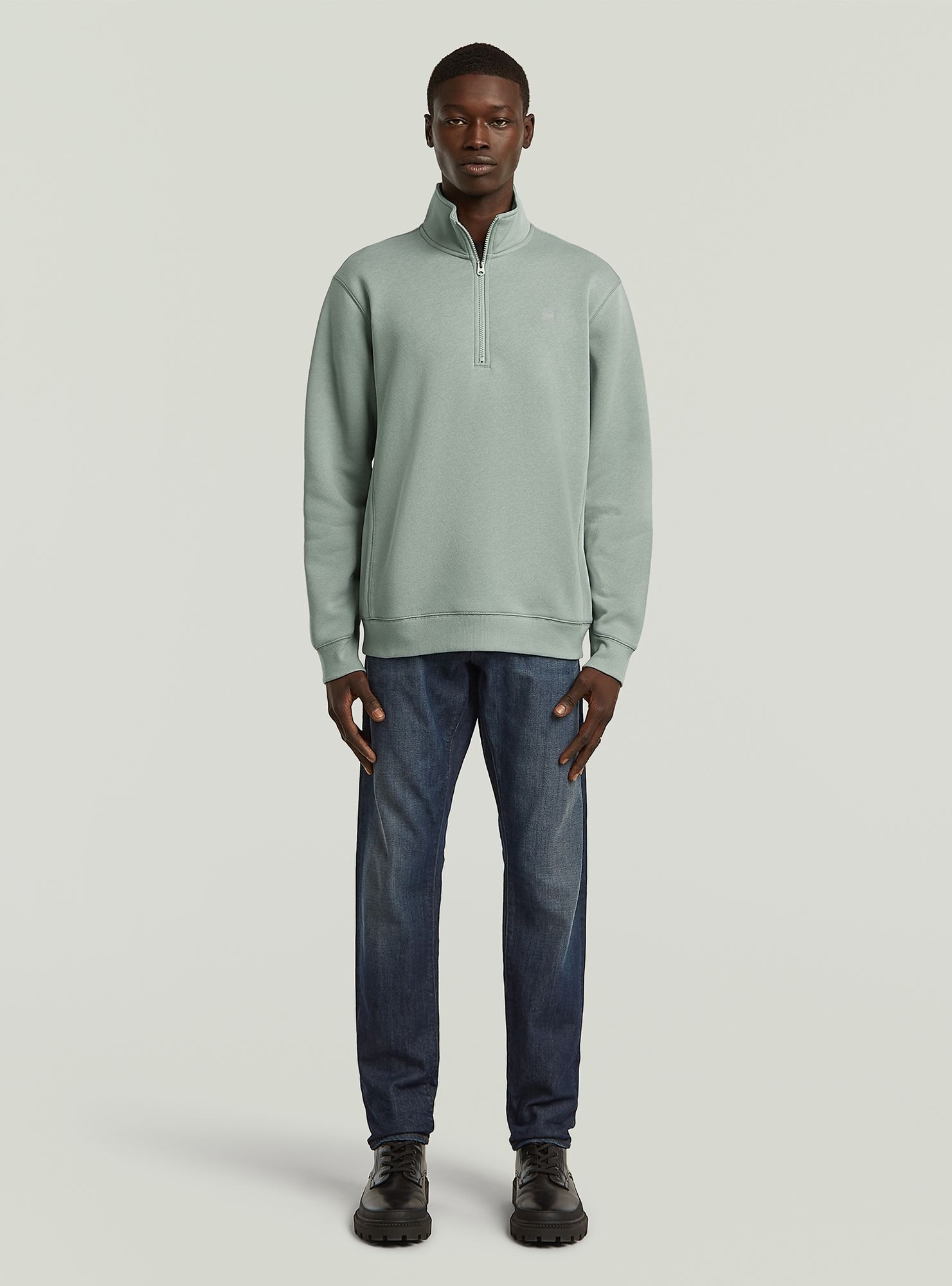 G-STAR Longpullover »Premium Core Half Zip Sweater«