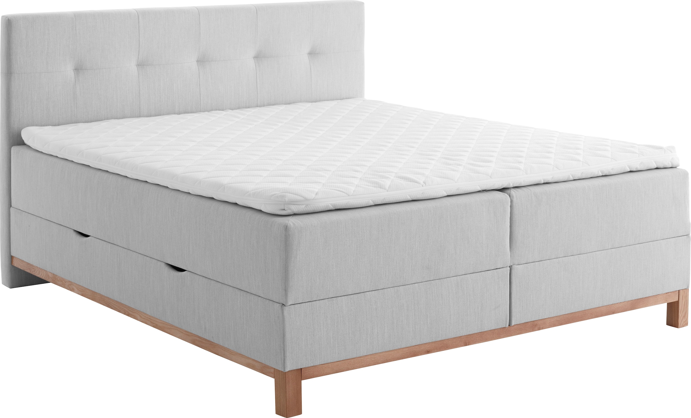 meise.möbel Boxspringbett »Catania«, mit Bettkasten und Topper