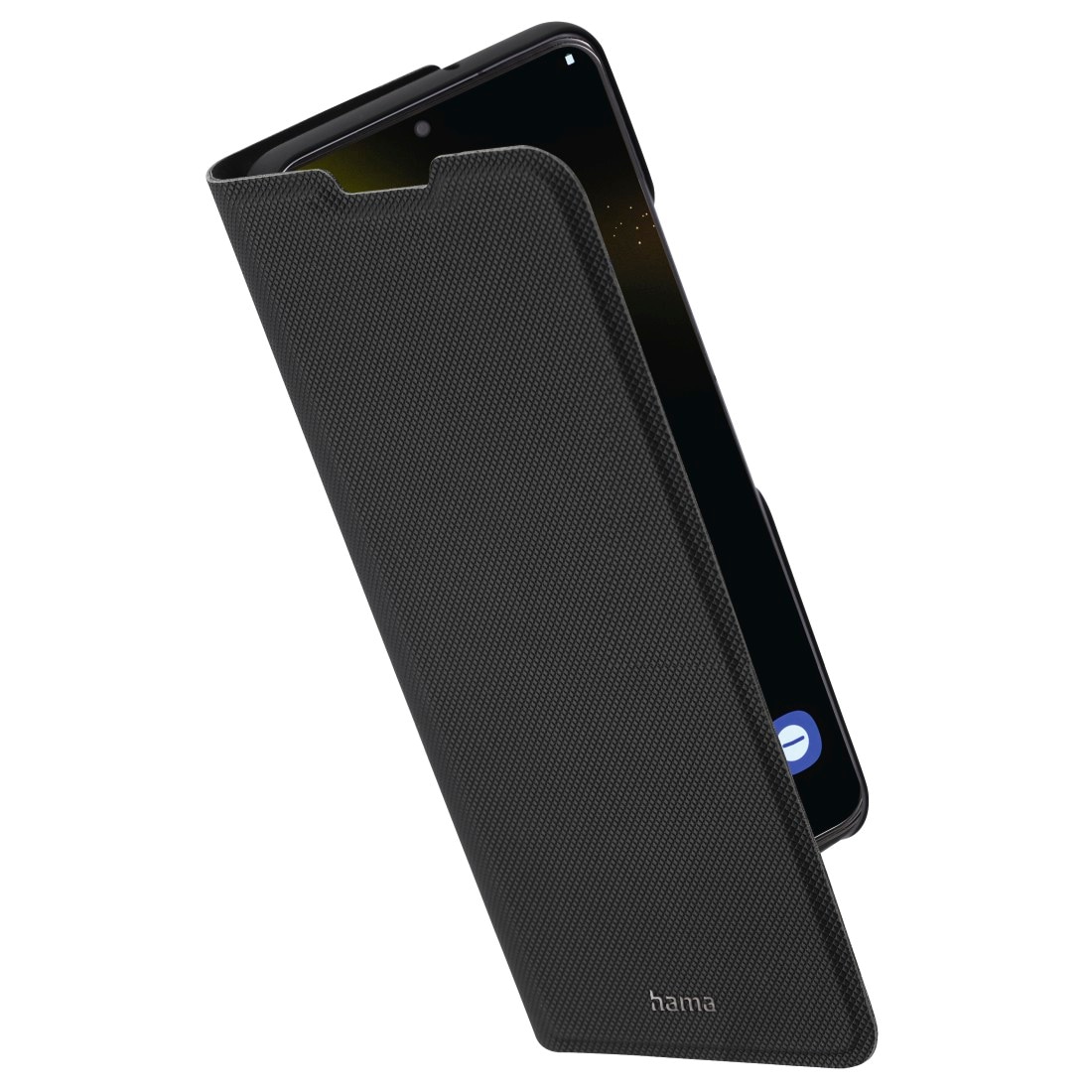 Hama Smartphone-Hülle »Booklet für Samsung Galaxy S22 (5G), schwarz, schlankes Design«, Samsung Galaxy S22 5G, Mit Standfunktion und Einsteckfächer