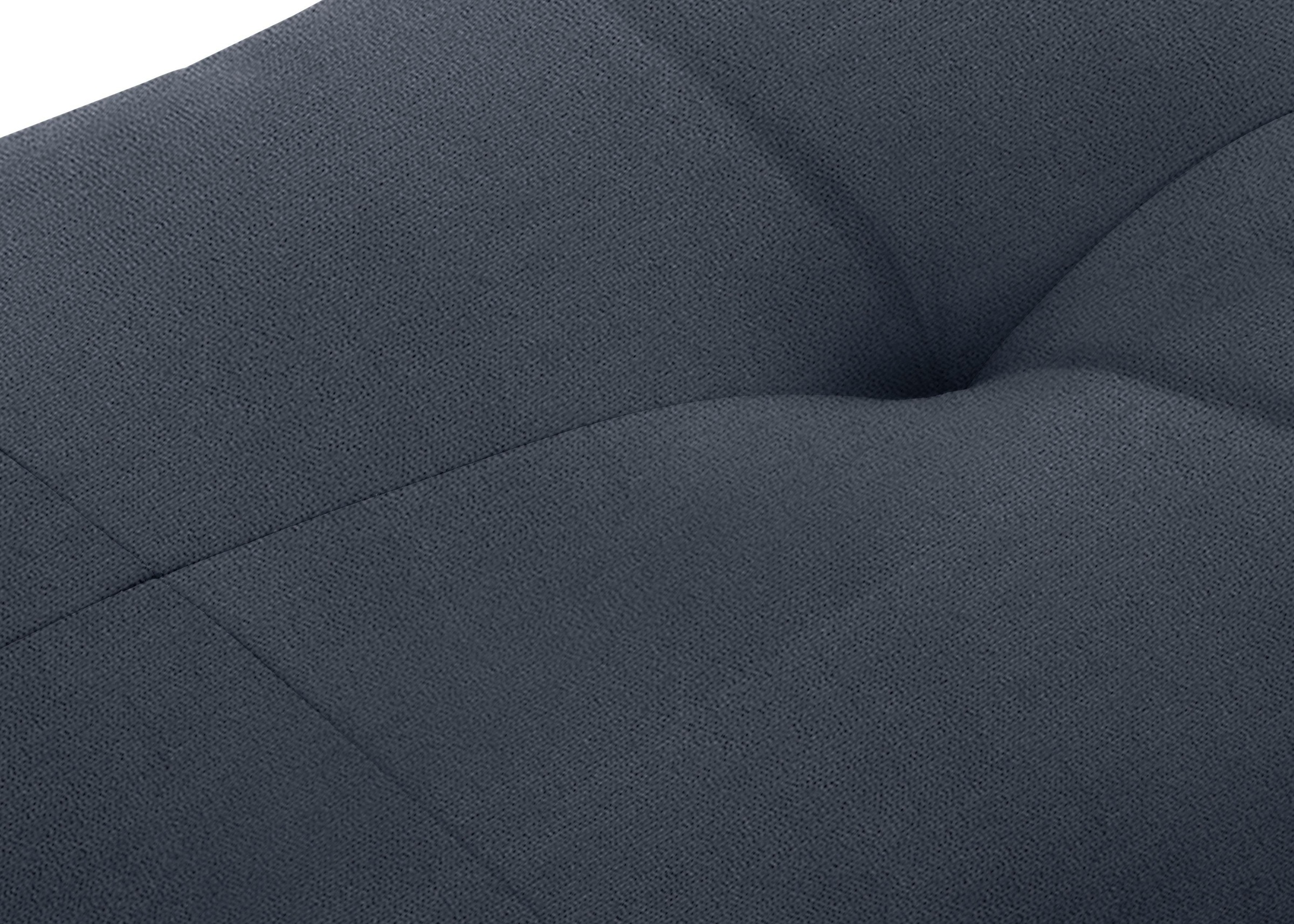 W.SCHILLIG Hocker »softy«, mit dekorativer Heftung im Sitz, Füße Chrom glänzend