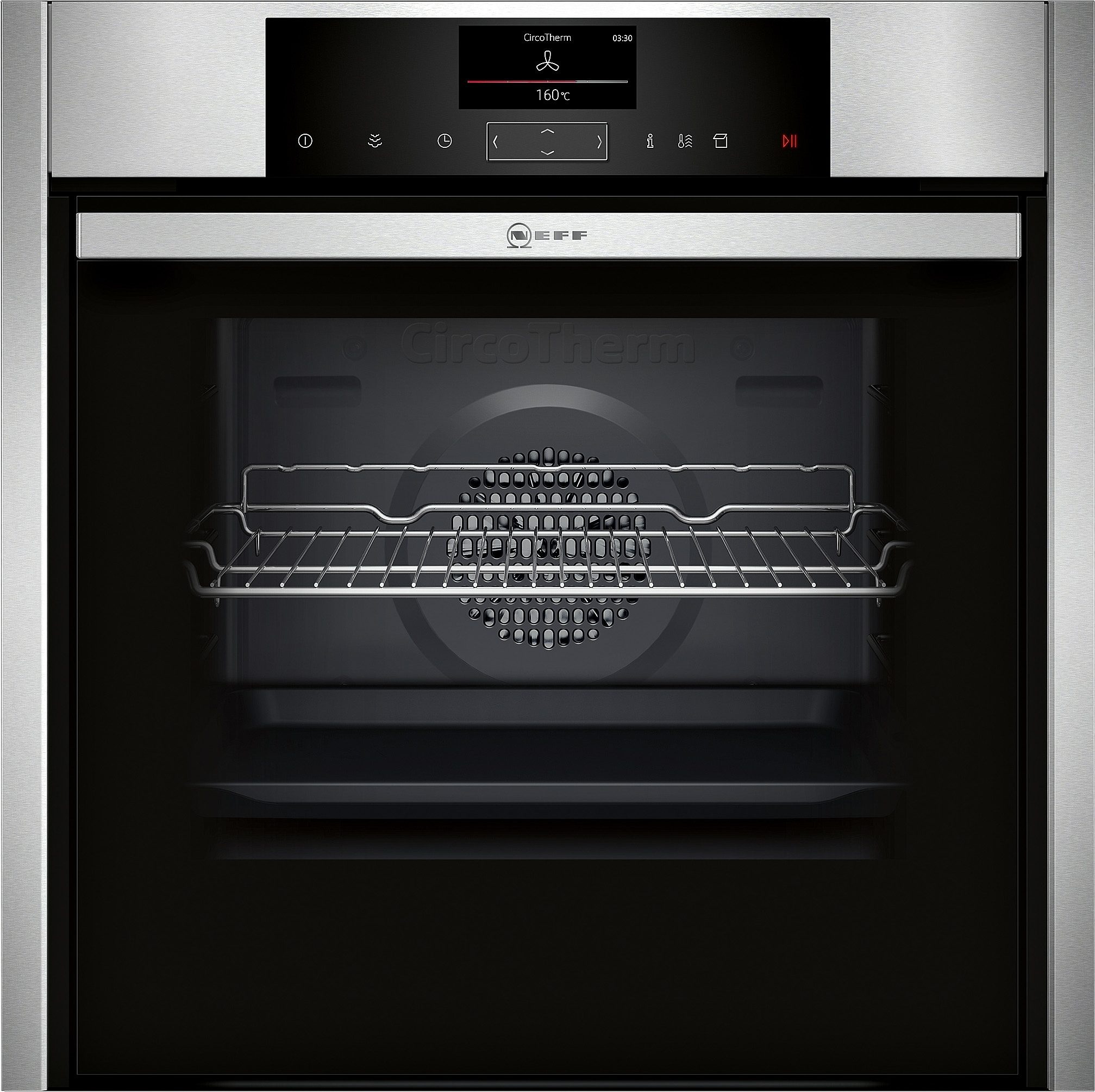 6. Bild von NEFF Dampfbackofen »B45FS22N0«, N 90, B45FS22N0, mit Teleskopauszug nachrüstbar, easyClean, mit Slide&Hide®