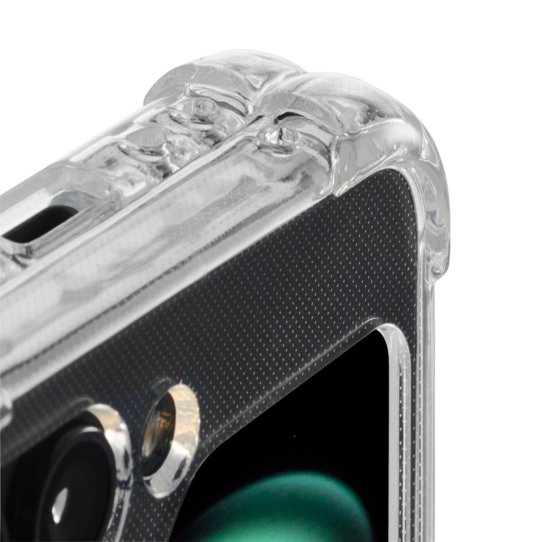 Hama Smartphone-Hülle »Handyhülle für Samsung Galaxy Z Flip5, durchsichtig, kein Vergilben«, Galaxy Z Flip5, transparent, Cover, griffig, faltbar, Rundumschutz, schlankes Design