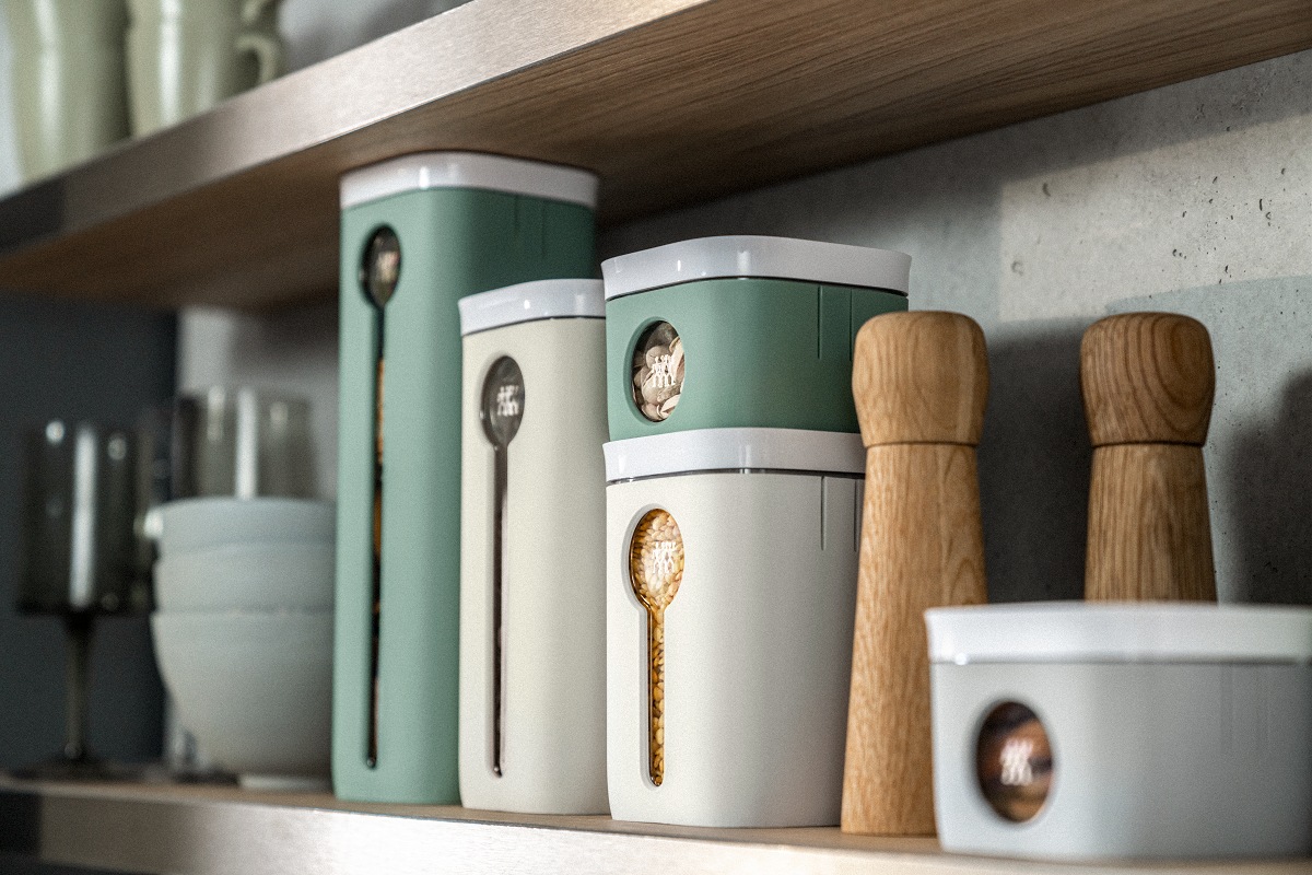 Zwilling Vakuumbehälter »CUBE«, (Set, 6 tlg.), modulare, stapelbare Aufbewahrungsboxen