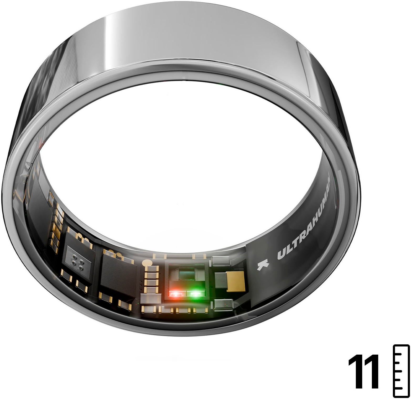 Ultrahuman Activity Tracker »Smartring AIR - Size 11« Schlaf- und Fitness-Tracker für Frauen und Männer