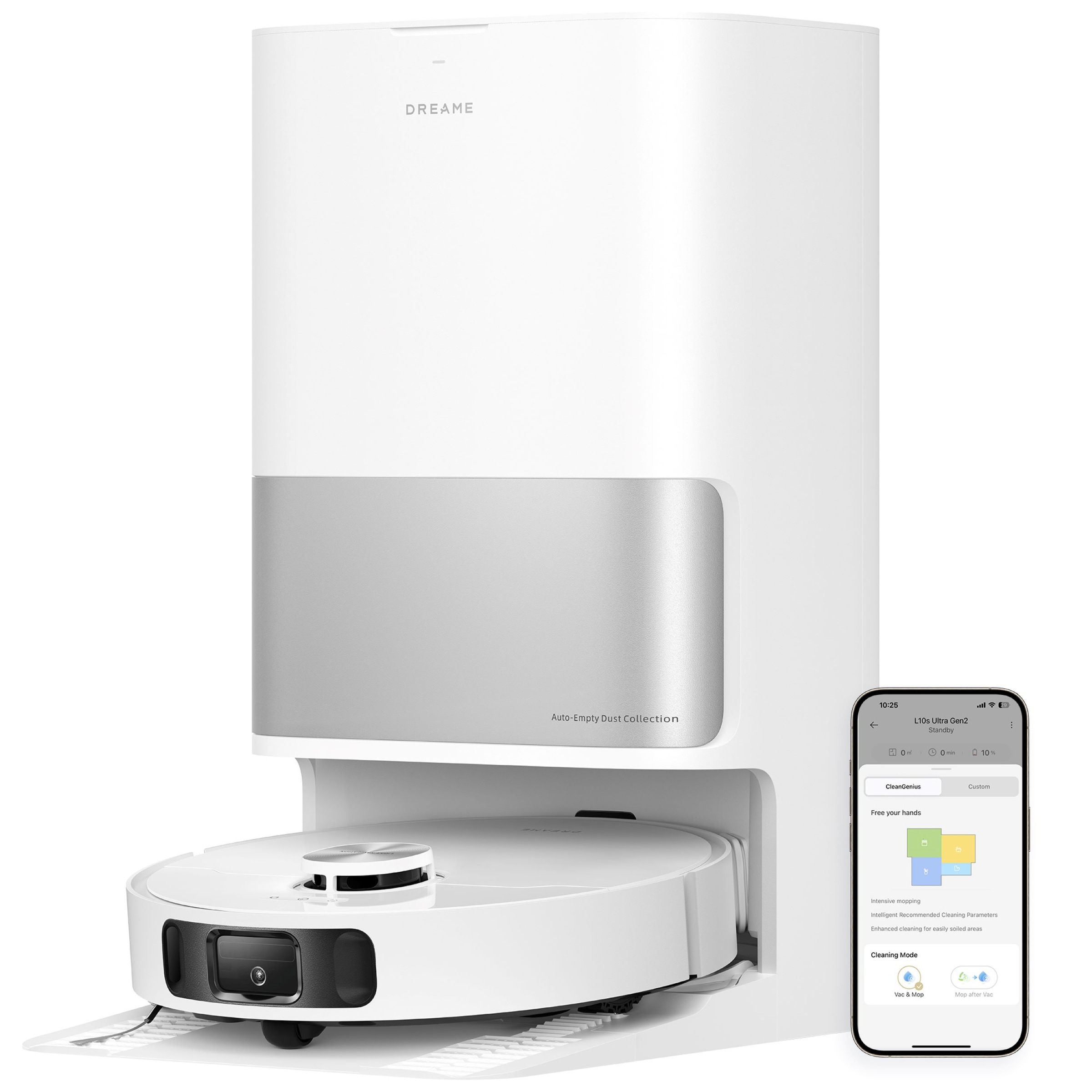 Dreame Saugroboter »mit Wischfunktion L10s Ultra Gen 2« 10000 Pa Saugleistu günstig online kaufen