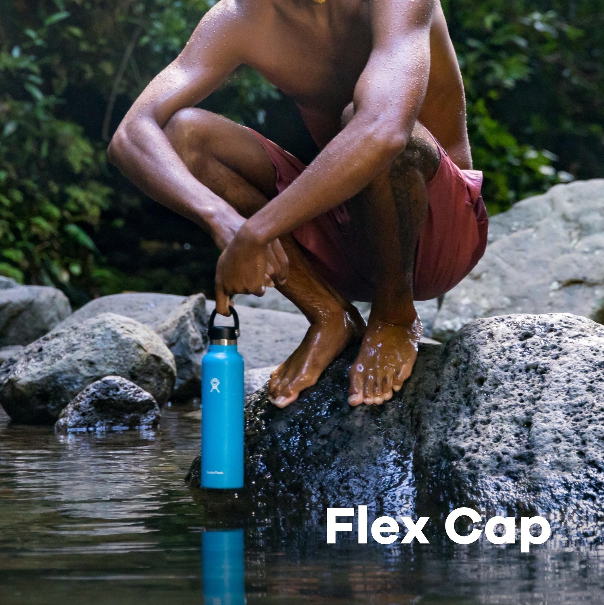Hydro Flask Isolierflasche »24 Oz Std. Flex Cap«, (1 tlg.), TempShield®️ doppelwandige Vakuumisolierung