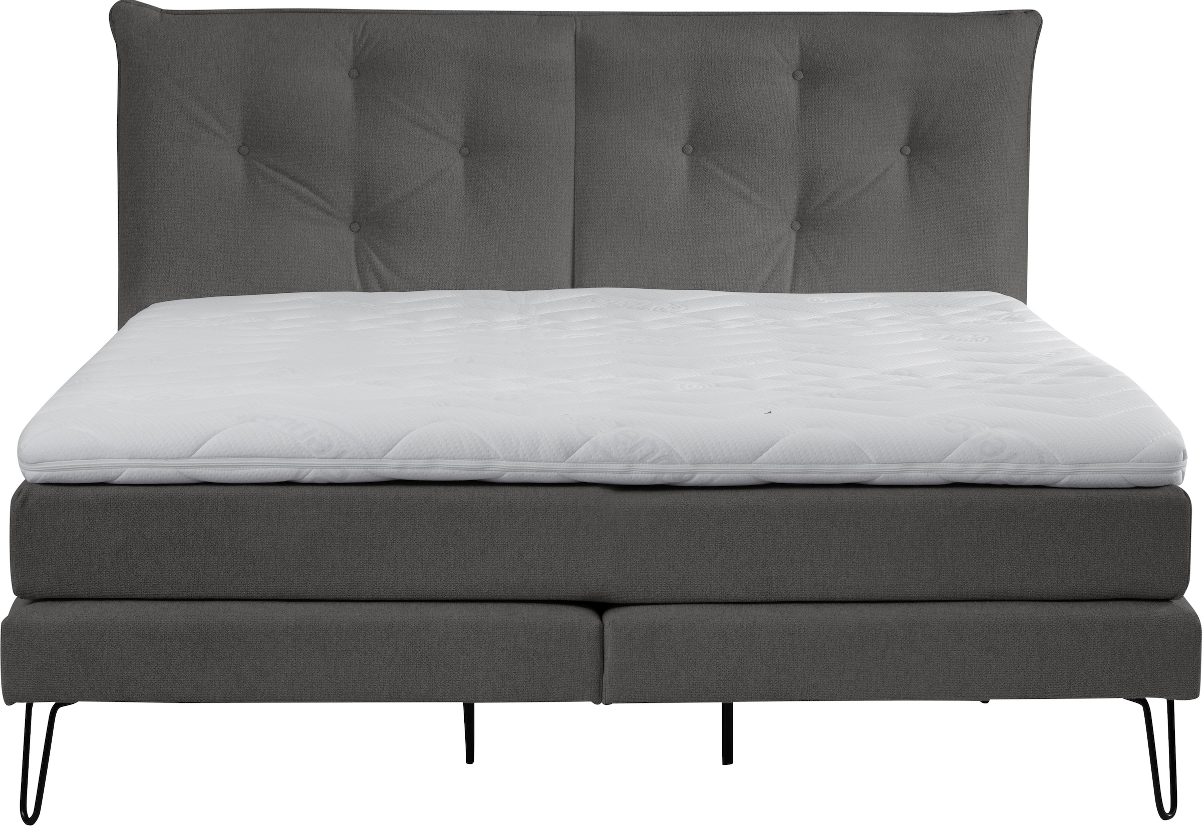 alina Boxspringbett »Longon inkl. Matratze und Komfortschaum-Topper, Breite 180x200cm«, erhältlich in verschiedenen Härtegraden