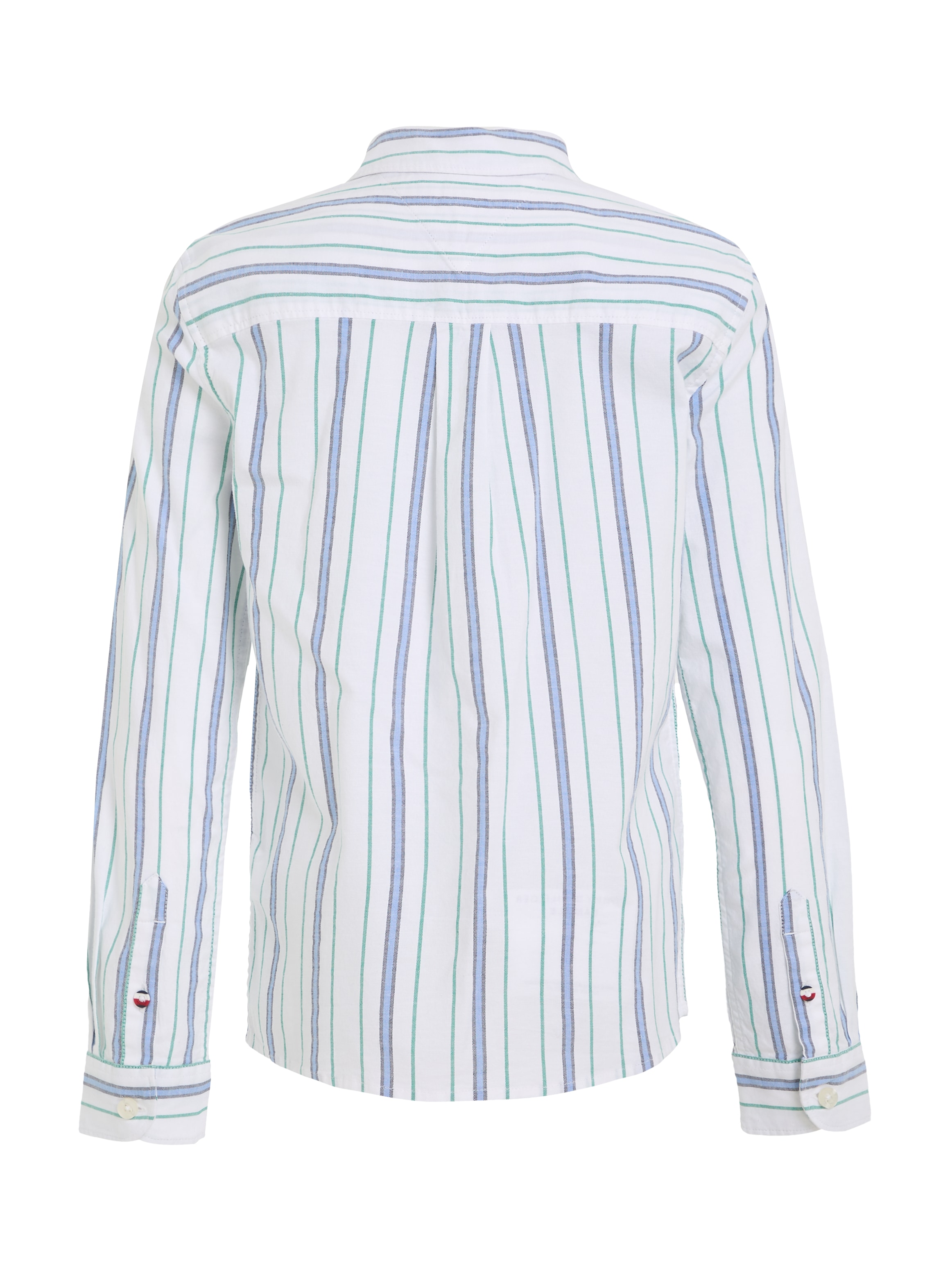 Tommy Hilfiger Langarmhemd »FLEX ITHACA SHIRT L/S«, Kinder bis 16 Jahre mit Logostickerei