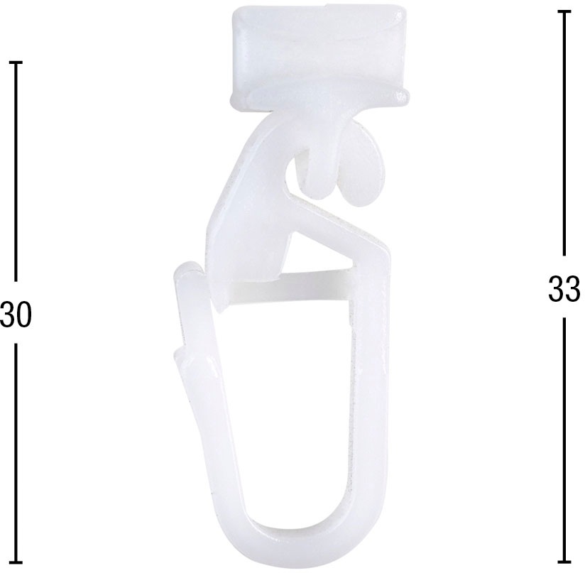 GARESA Gardinengleiter »Innenlaufgleiter« Innenlaufgleiter