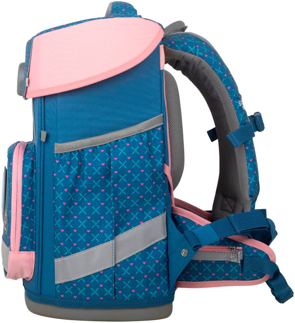 SCHOOL-MOOD® Schulranzen »Champion, Mila (Pferd)«, retroreflektierende Flächen, aus recyceltem Material