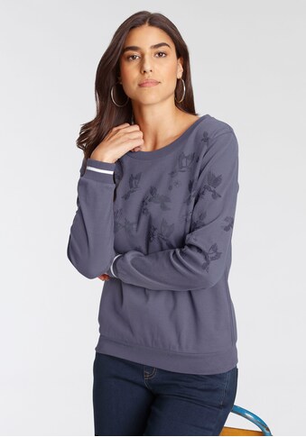 KangaROOS Sweatshirt, mit modischem Vögel-Allover-Druck kaufen