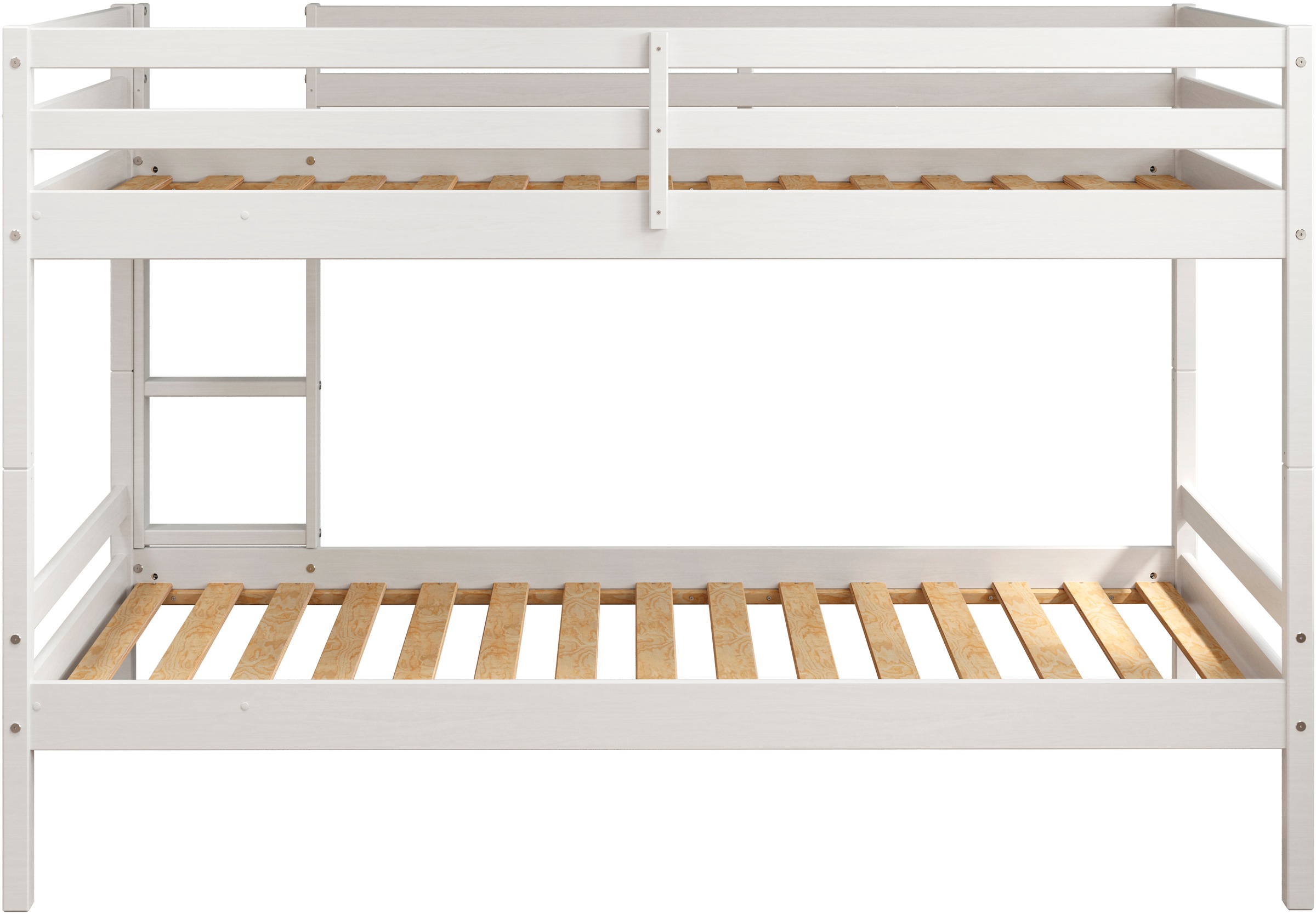 Lüttenhütt Etagenbett »Mora Bett Kinderbett Leiterbett Stockbett Holzbett Bestseller«, (1 St.), Teilbares Etagenbett aus Massivholz - (B/T/H): 100/208/140 cm Hochbett