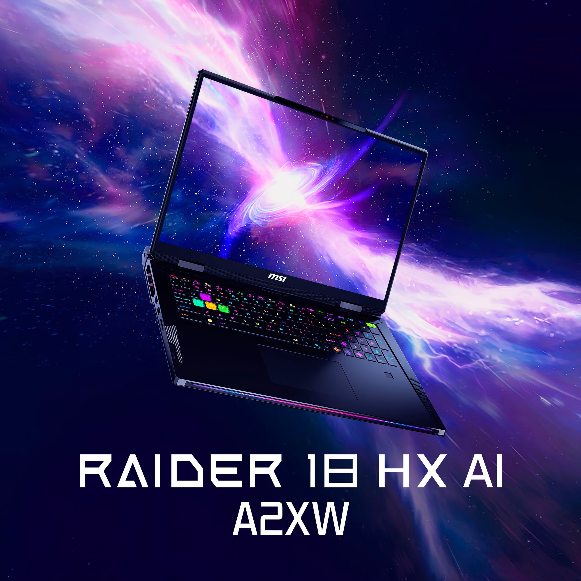 MSI Gaming-Notebook »Raider 18 HX AI A2XWJG-074«, 45,8 cm, / 18 Zoll, Intel, Core Ultra 9, GeForce RTX 5090, 2 GB SSD