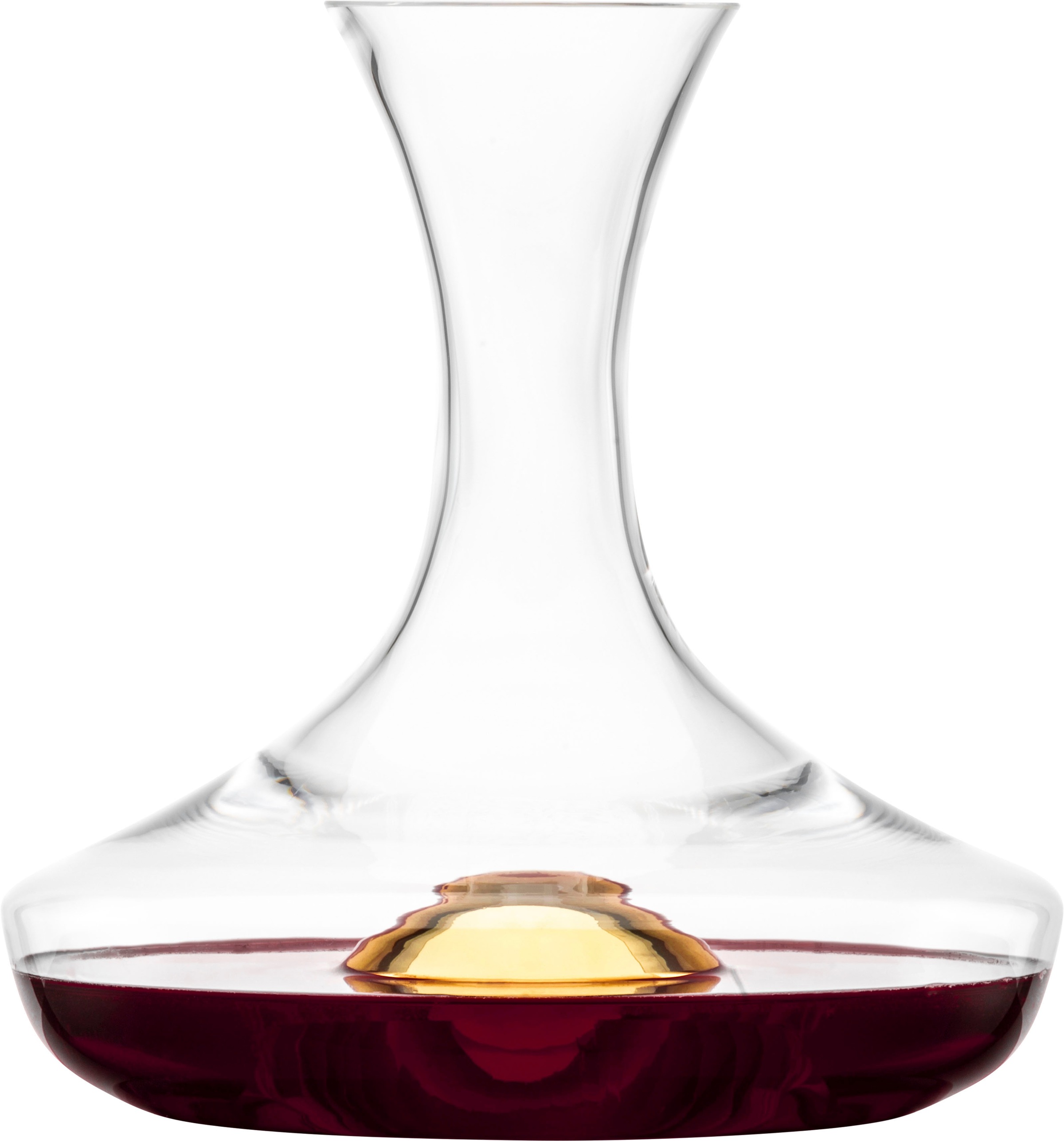 Eisch Germany Dekanter »Veredelt mit 24-karätigem Gold«, NO DROP EFFEKT für tropffreies Ausgießen, Kristallglas, 750 ml