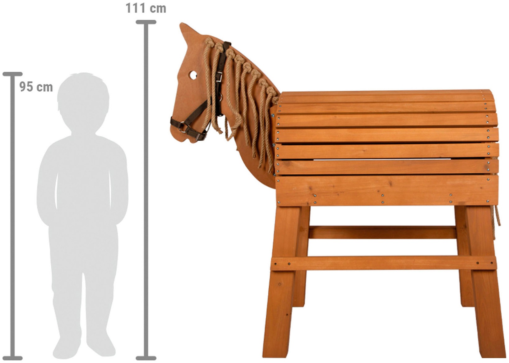 Small Foot Holzpferd »braun«