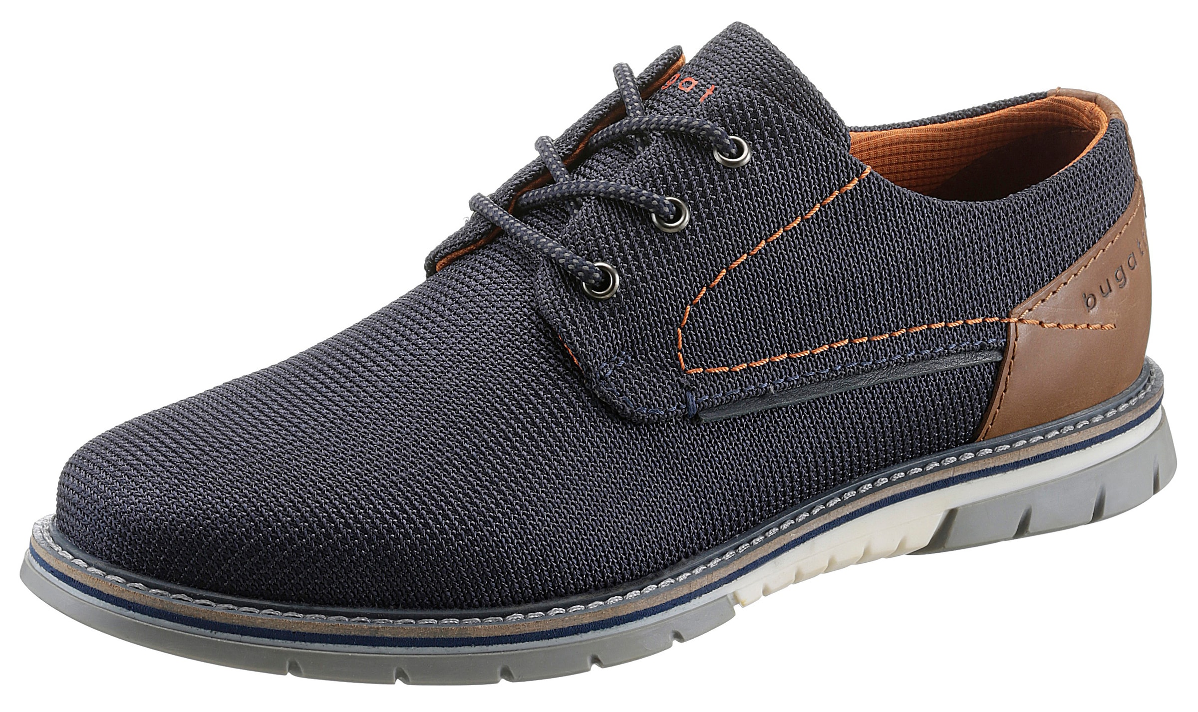 bugatti Schnürschuh »Sammy Comfort«, mit Ziernähten, Weite G (=weit) kaufen
