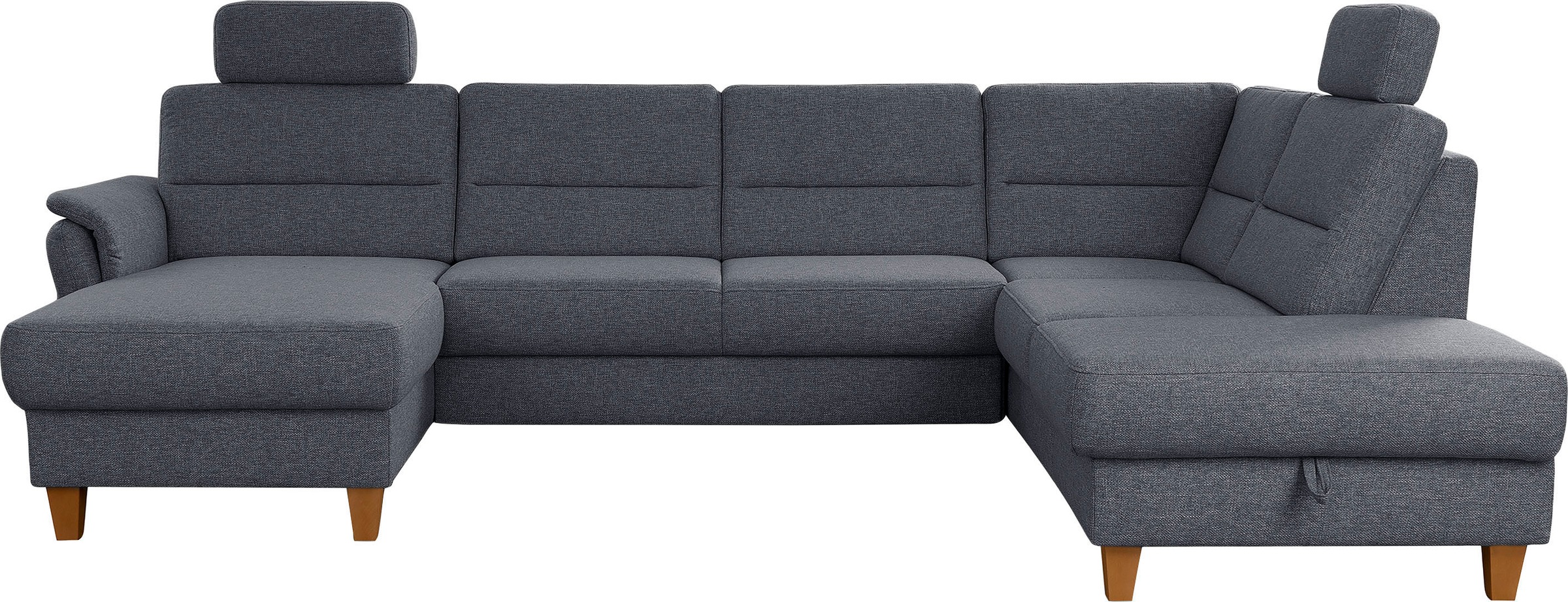 Home affaire Wohnlandschaft »Palmera U-Form, B: 308 cm« optional Bettfunkti günstig online kaufen