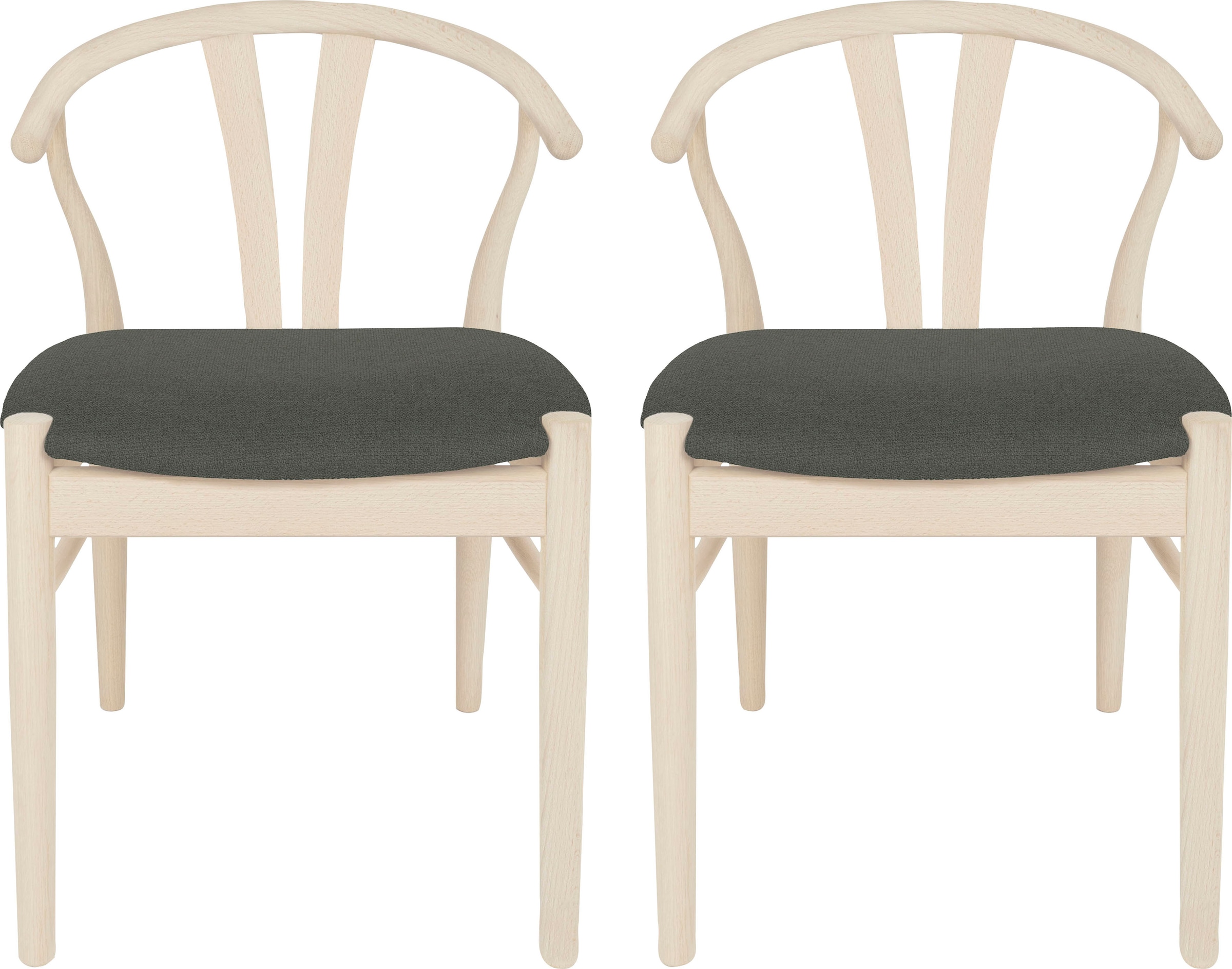 Hammel Furniture Holzstuhl »Findahl by Hammel Frida« (Set) 2 Stk. Stoff Mas günstig online kaufen